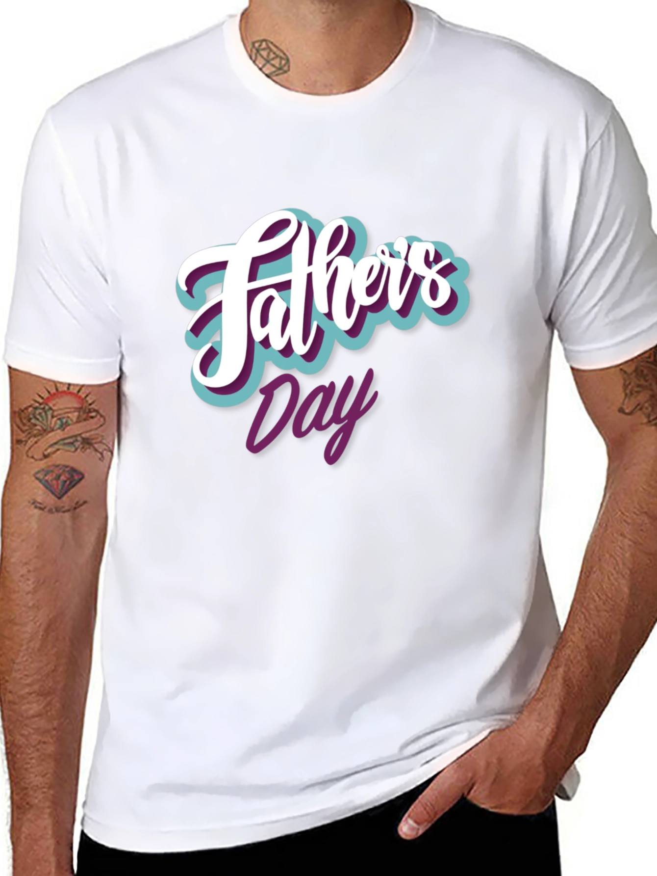 Fathers Day Graphic Tee - Black T-Shirt