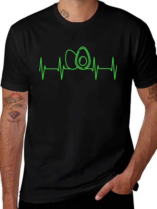 Avocado Heartbeat T-Shirt - Unique & Stylish Tee