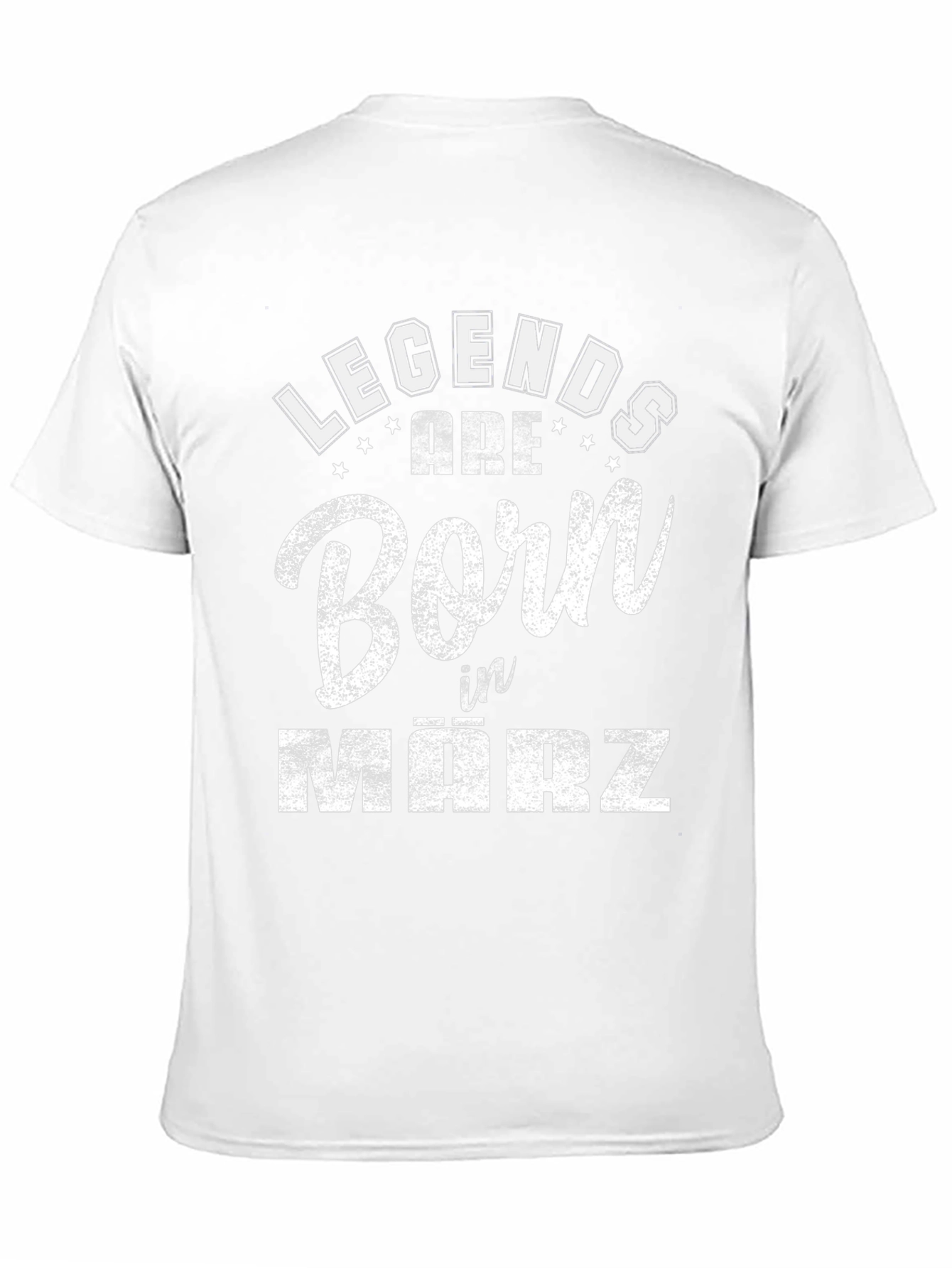 Legends Are Born in März Black T-Shirt
