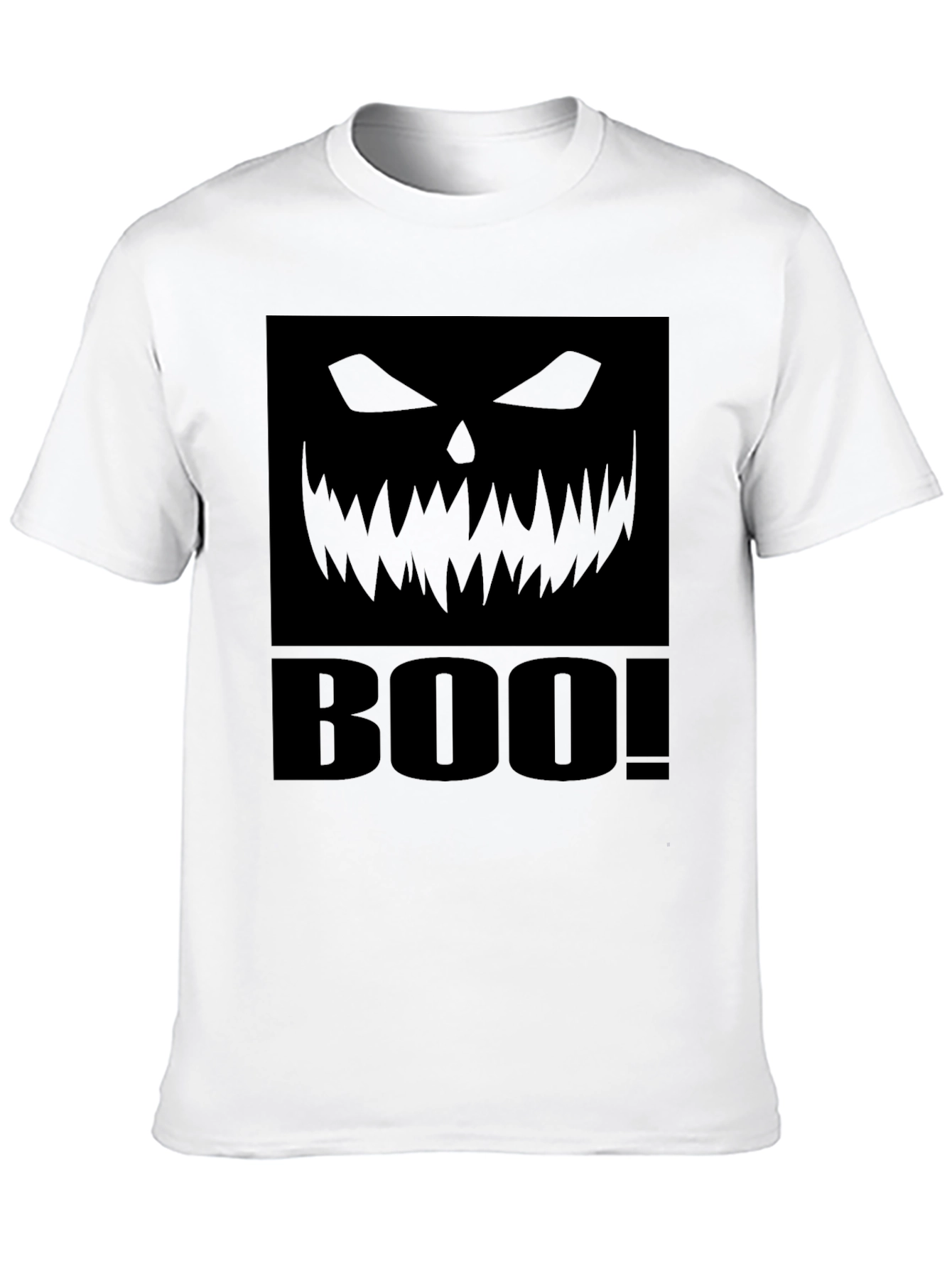 Spooky Boo! Halloween T-Shirt - Mens Black Tee