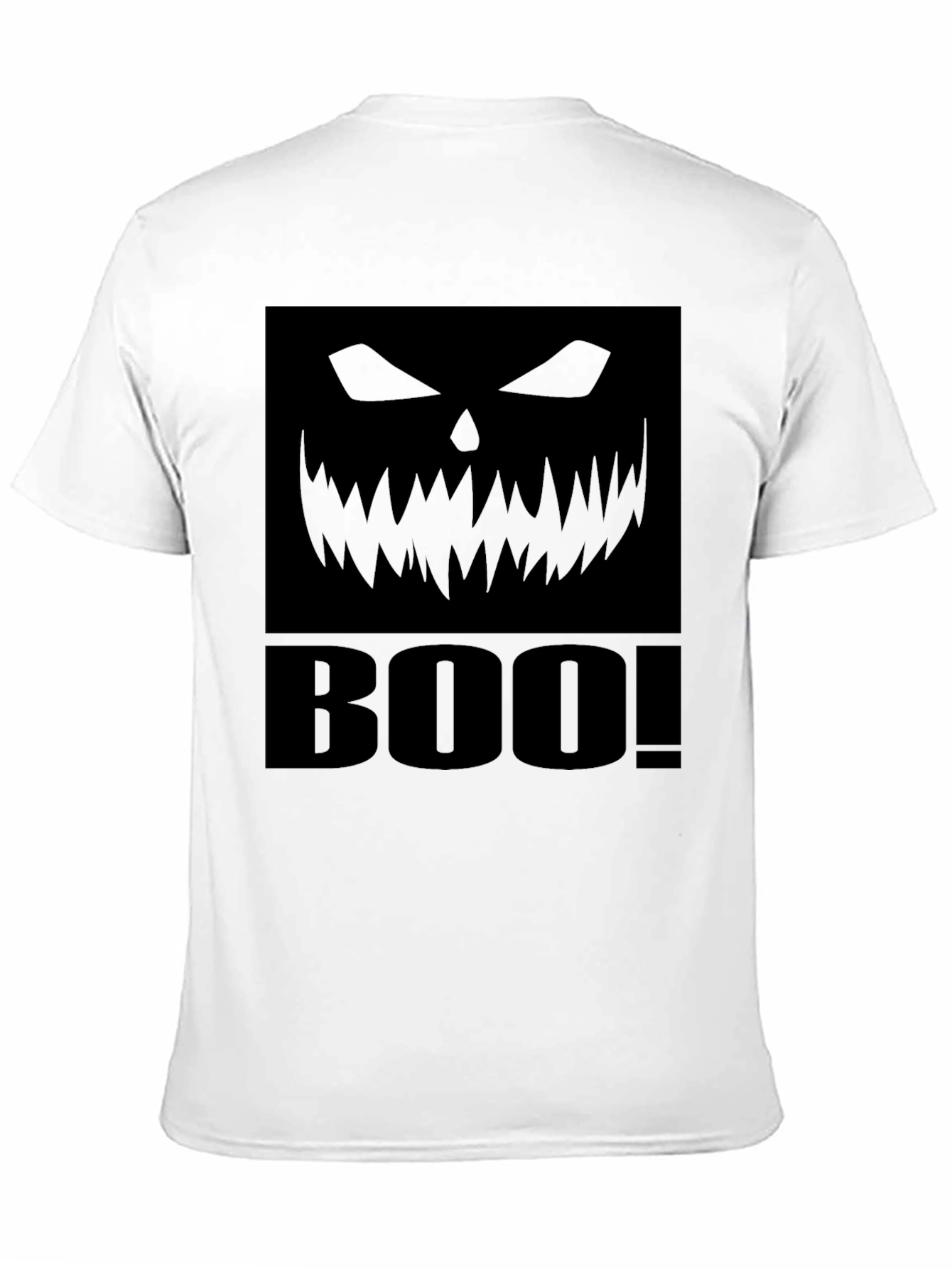 Spooky Boo! Halloween T-Shirt - Mens Black Tee