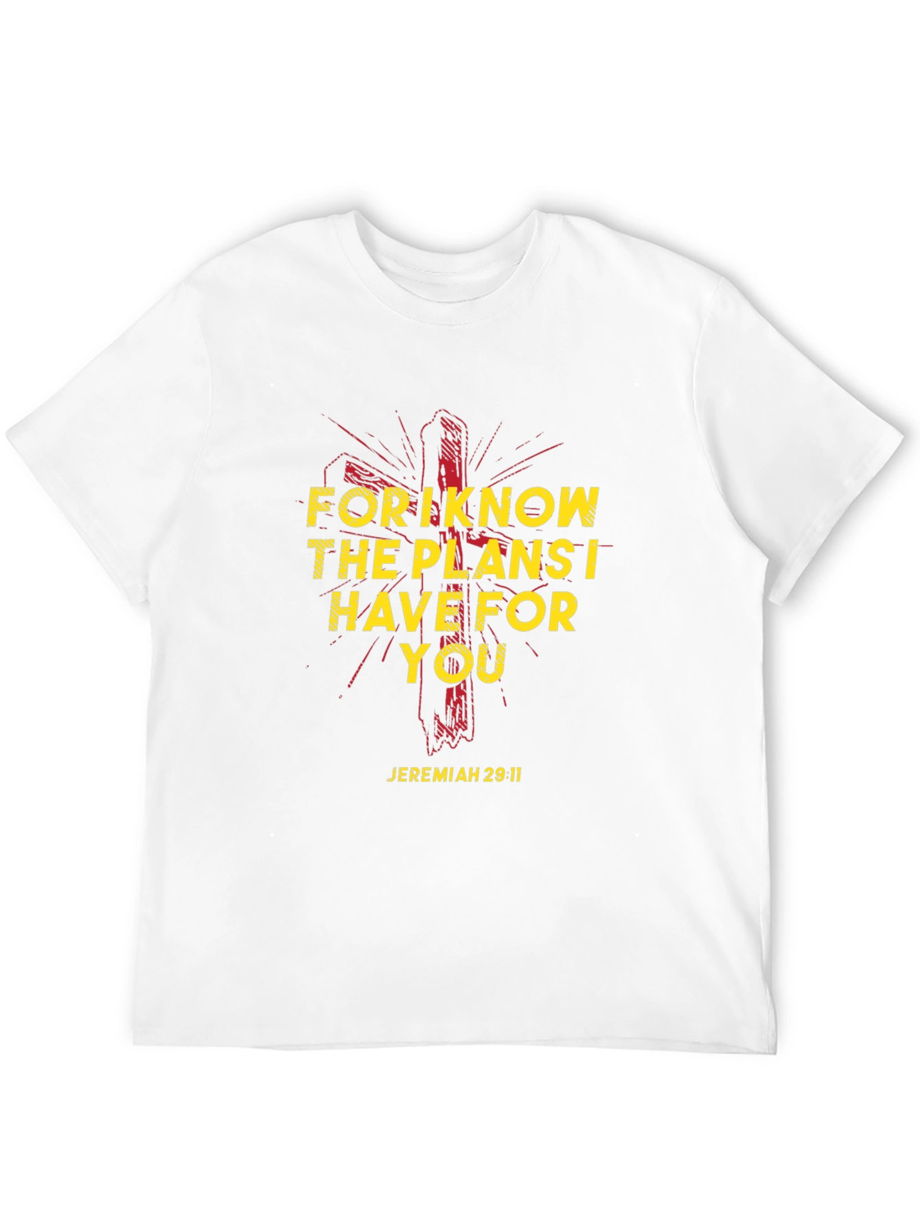 Faith-Based Jeremiah 29:11 Graphic T-Shirt