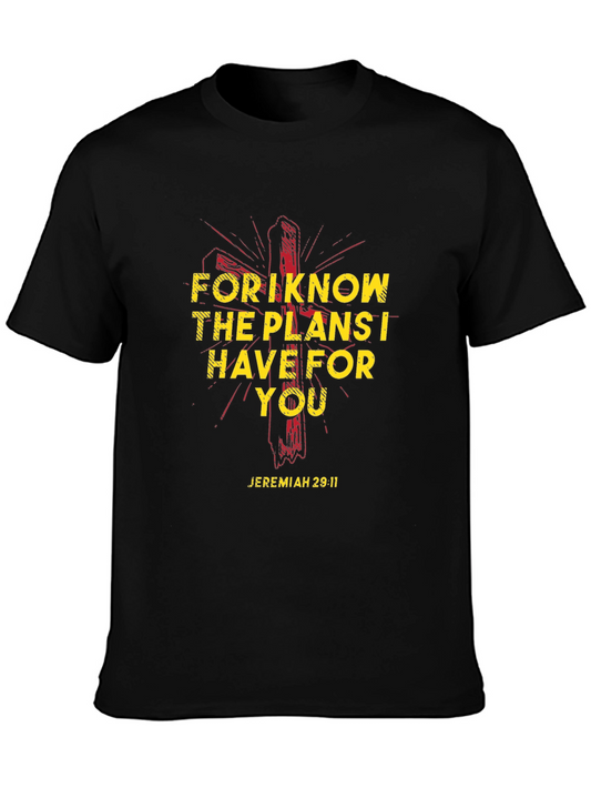 Faith-Based Jeremiah 29:11 Graphic T-Shirt