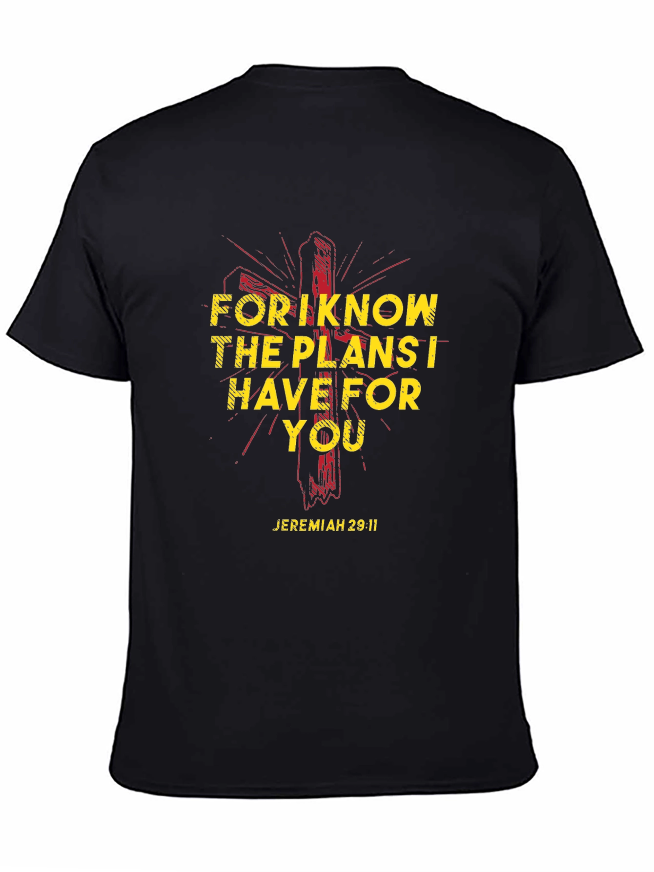 Faith-Based Jeremiah 29:11 Graphic T-Shirt