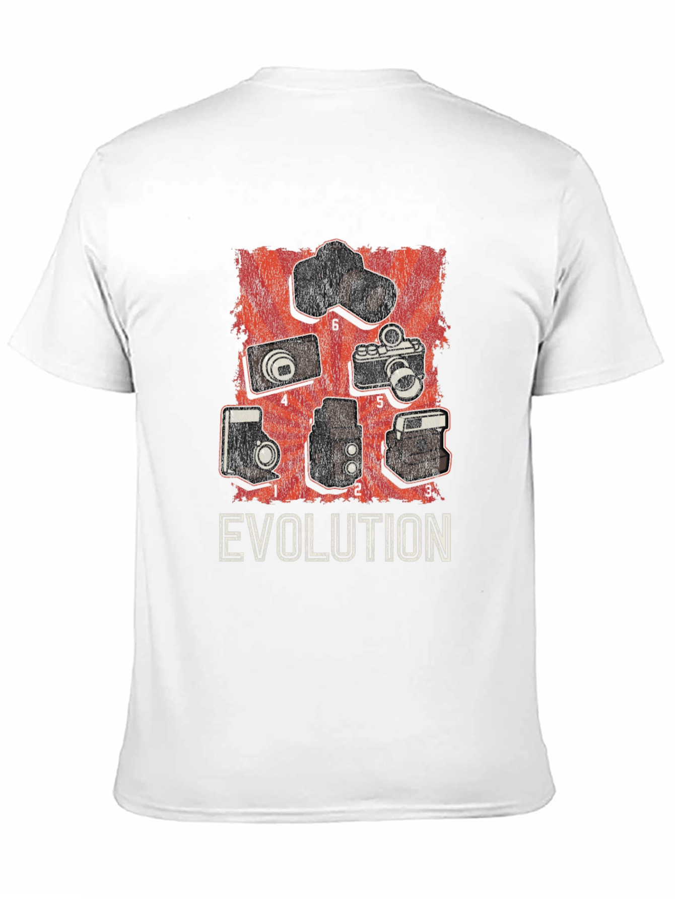Camera Evolution Graphic T-Shirt