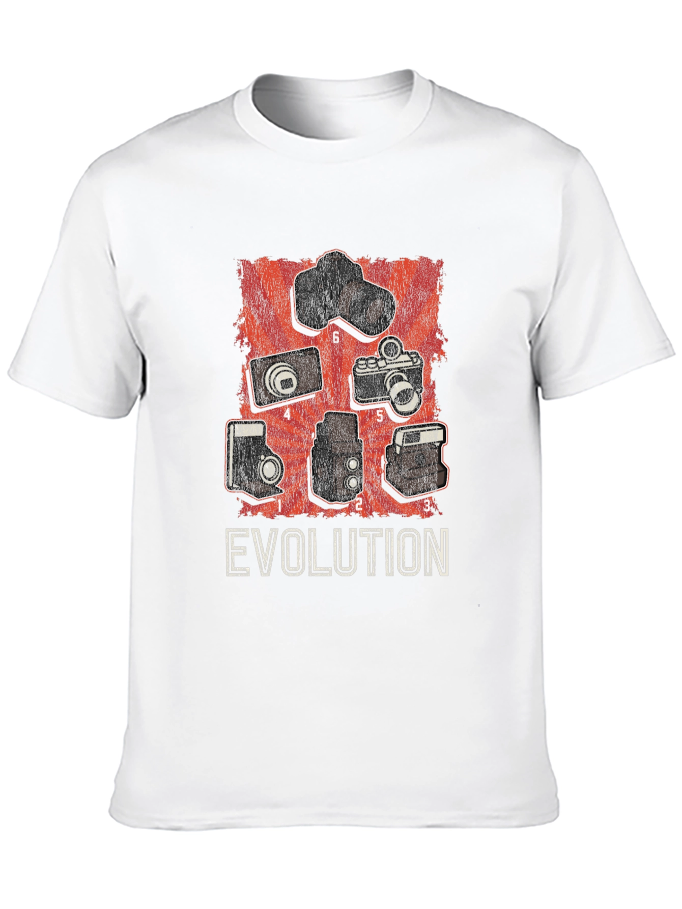 Camera Evolution Graphic T-Shirt