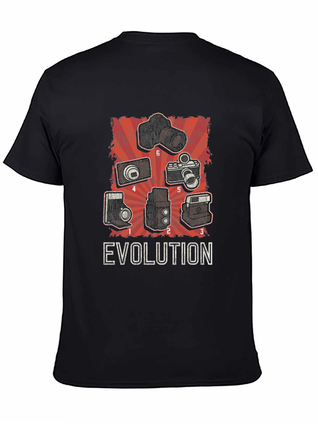 Camera Evolution Graphic T-Shirt