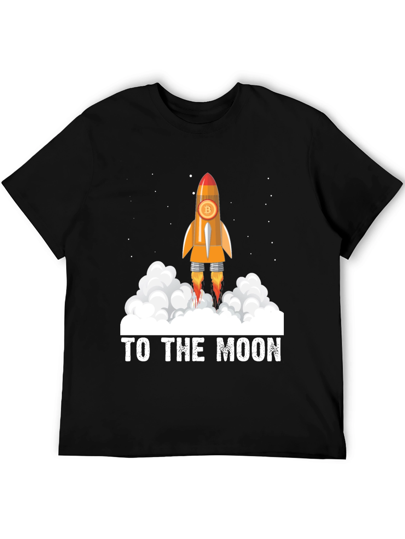 Bitcoin Rocket to the Moon T-Shirt