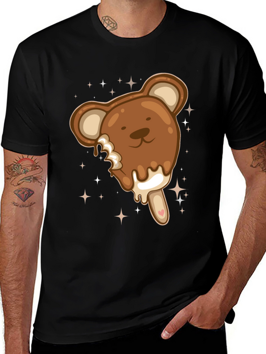 Bear Ice Cream Graphic T-Shirt