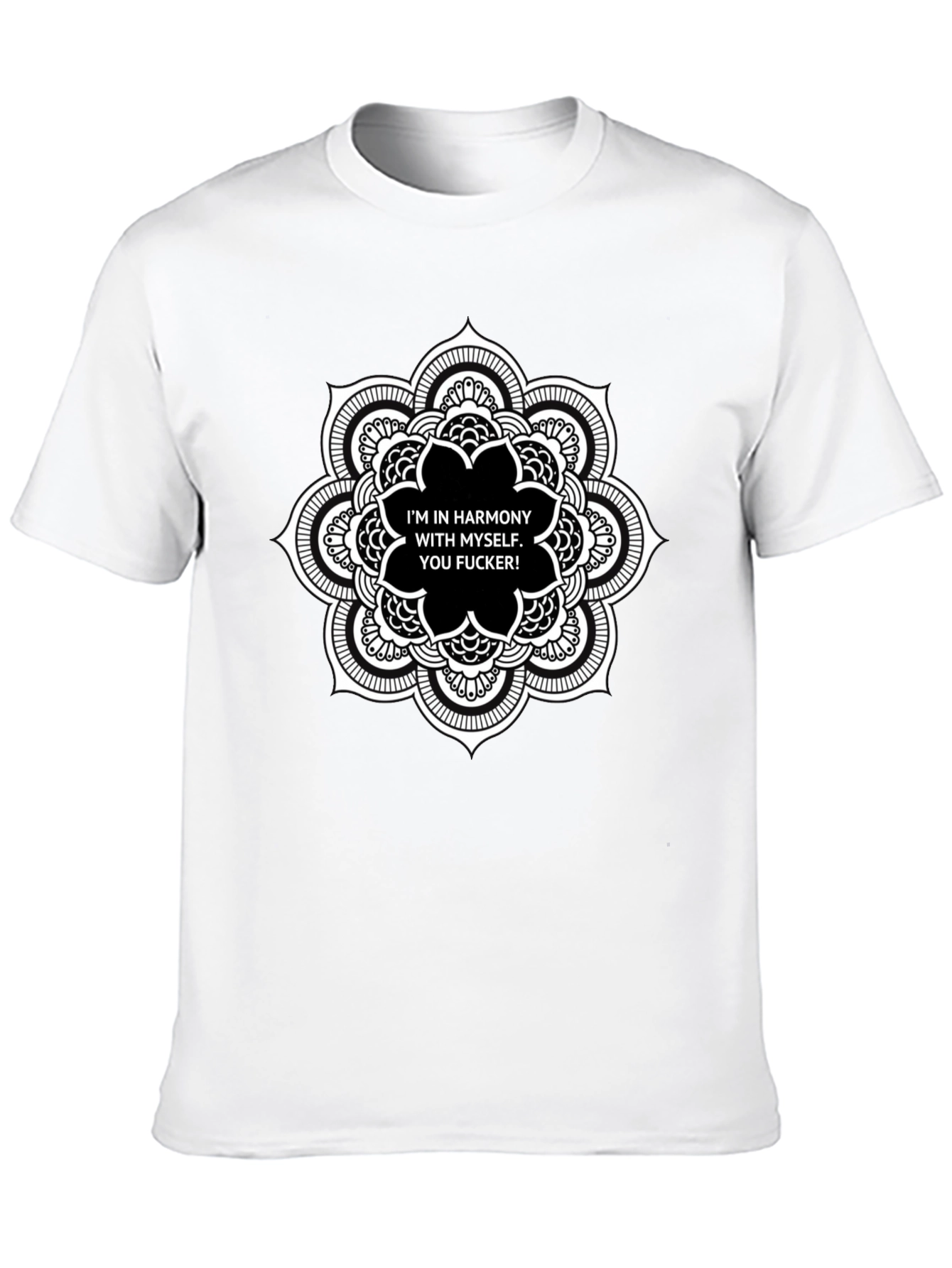 Harmony Mandala T-Shirt - Bold Statement Tee