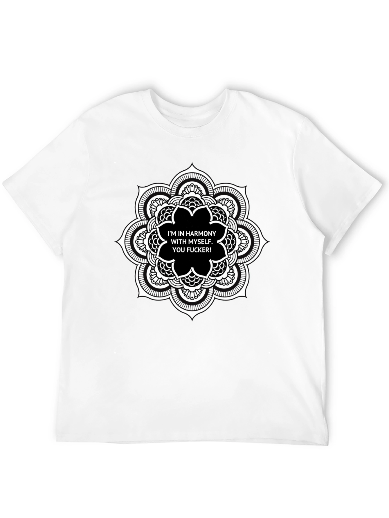 Harmony Mandala T-Shirt - Bold Statement Tee