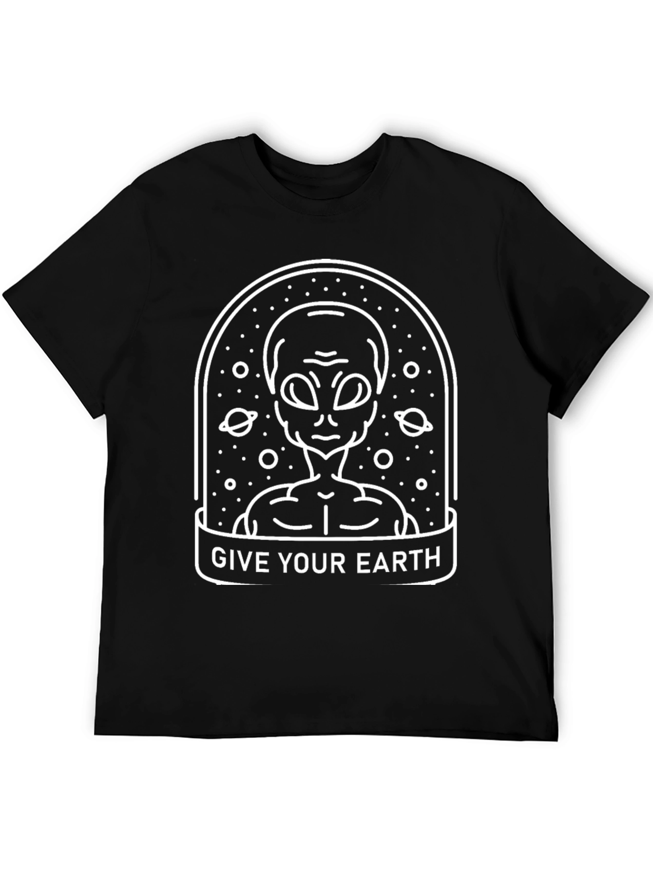 Give Your Earth Alien Graphic T-Shirt