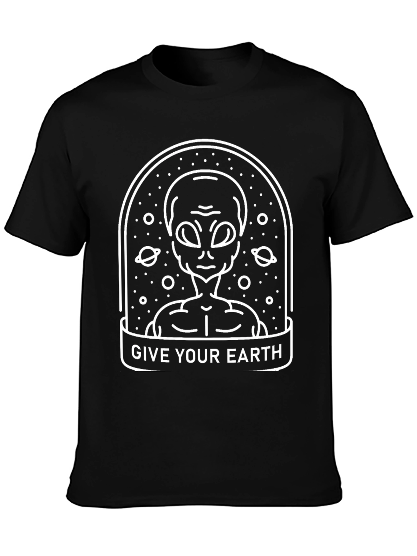Give Your Earth Alien Graphic T-Shirt