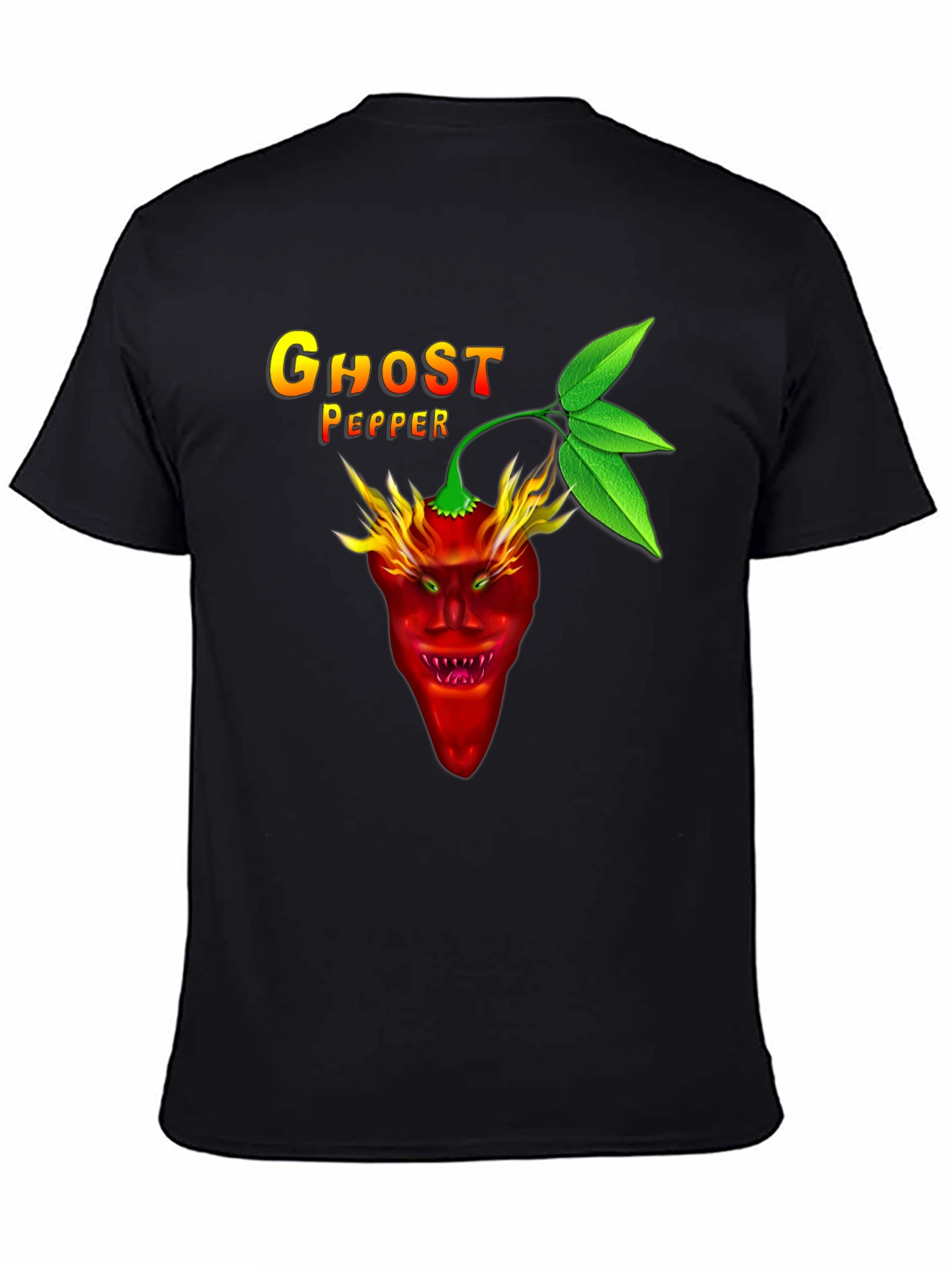 Fiery Ghost Pepper Graphic Tee