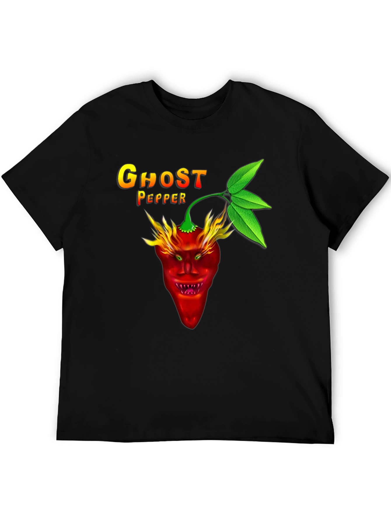 Fiery Ghost Pepper Graphic Tee