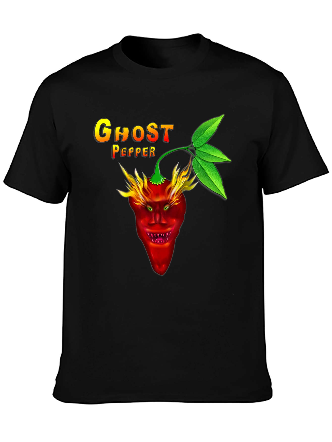 Fiery Ghost Pepper Graphic Tee