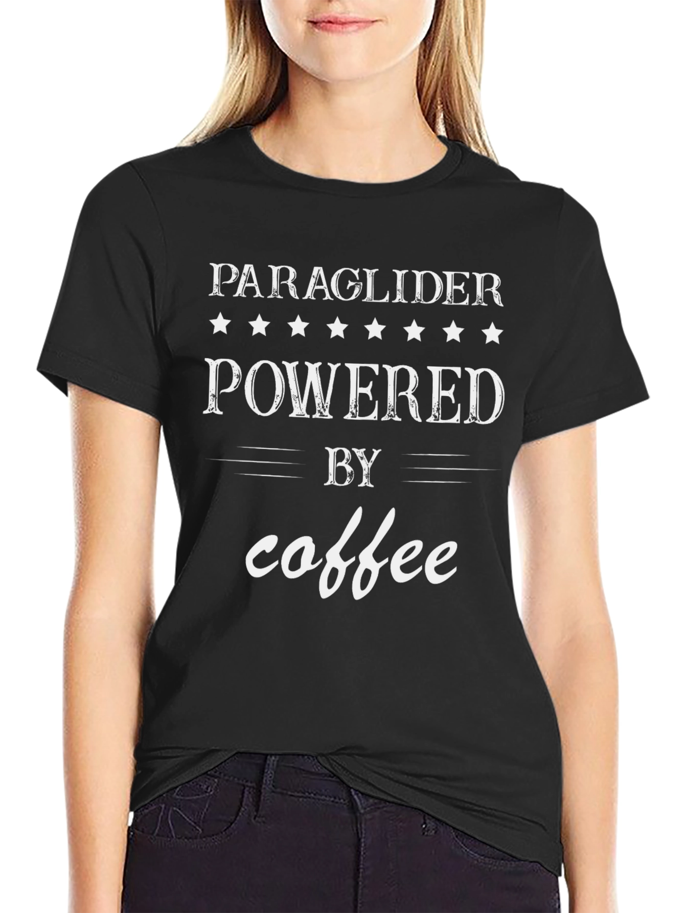 Paraglider Powered by Coffee T-Shirt