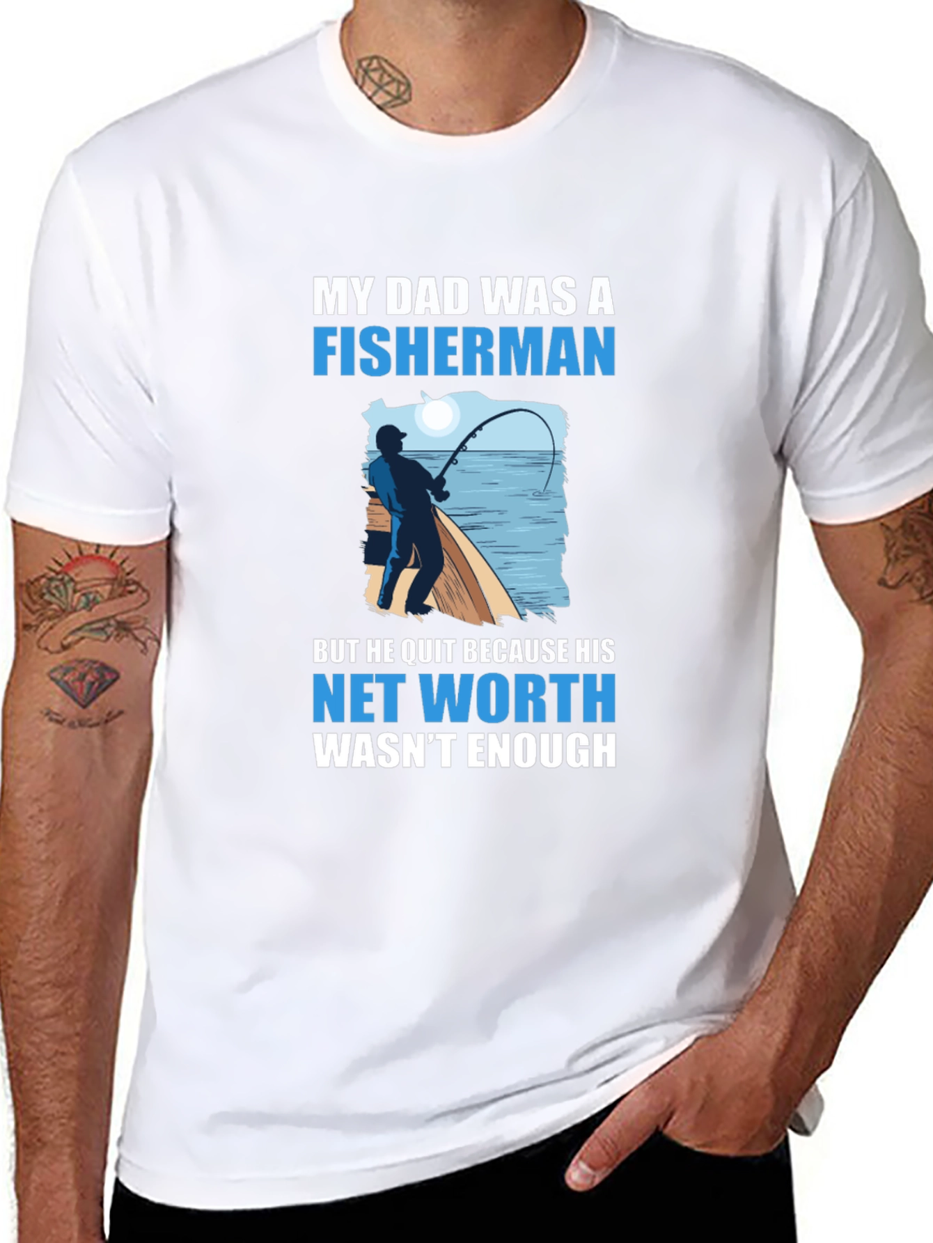 Fisherman Dad Joke T-Shirt