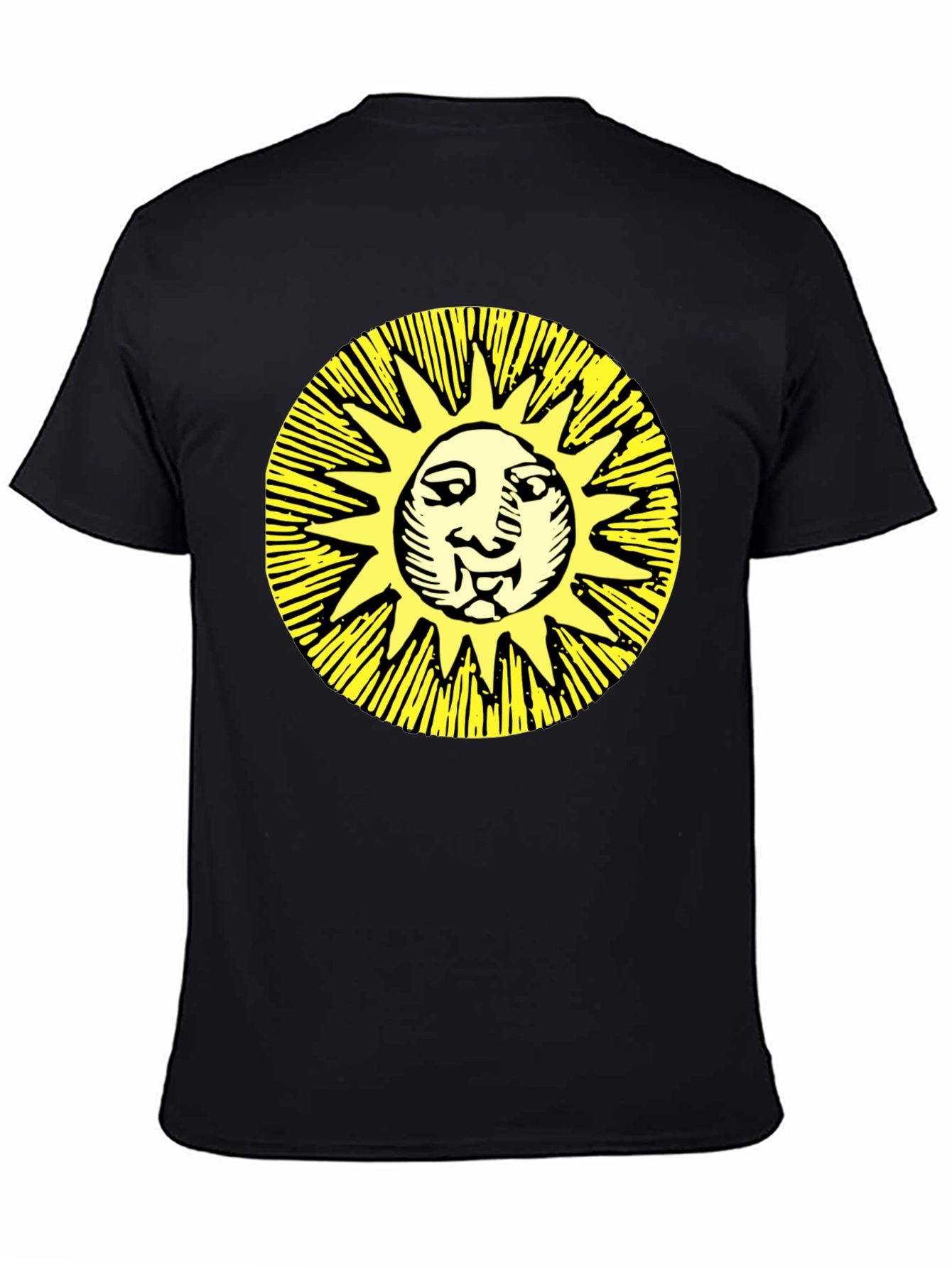 Sun Graphic Black T-Shirt