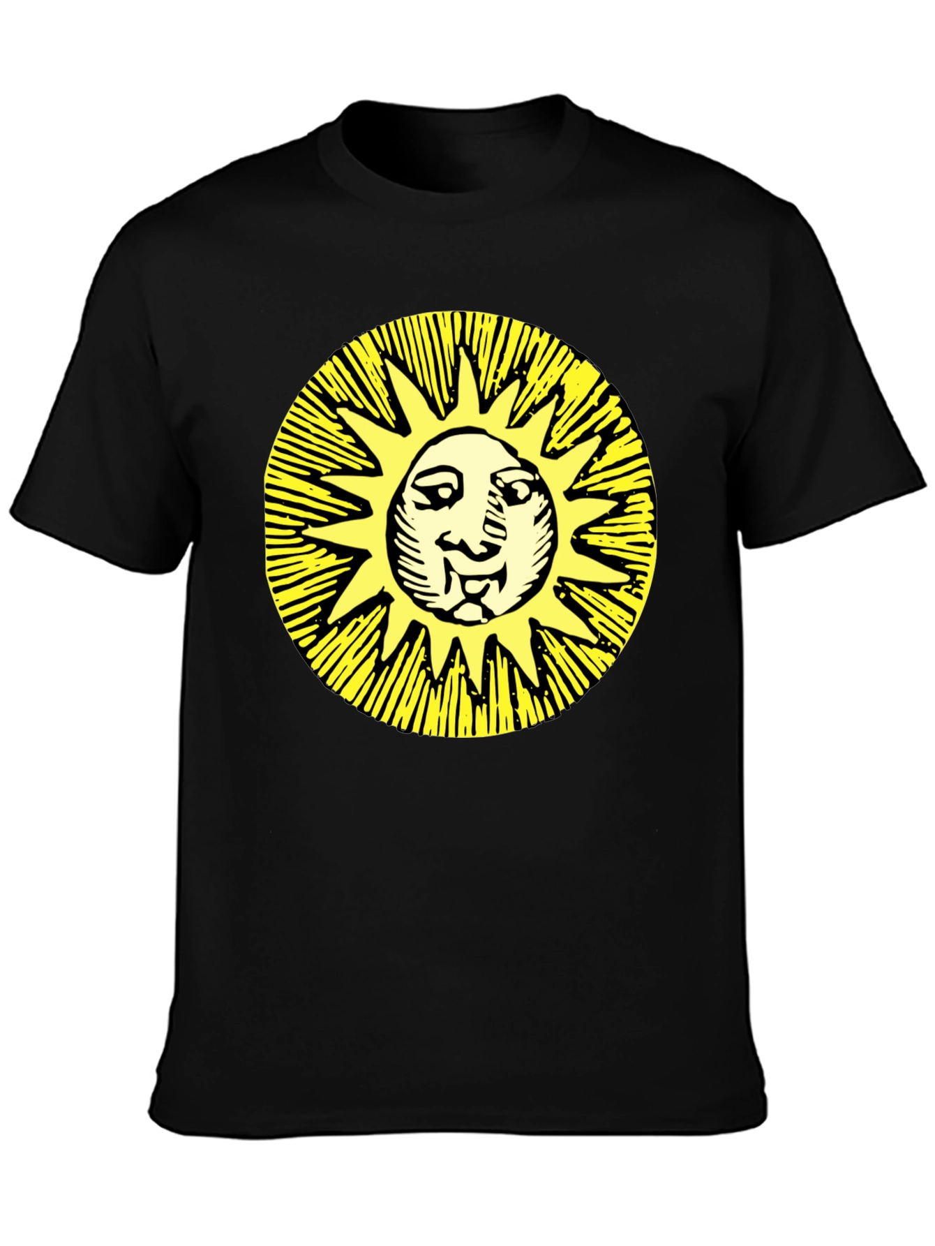 Sun Graphic Black T-Shirt