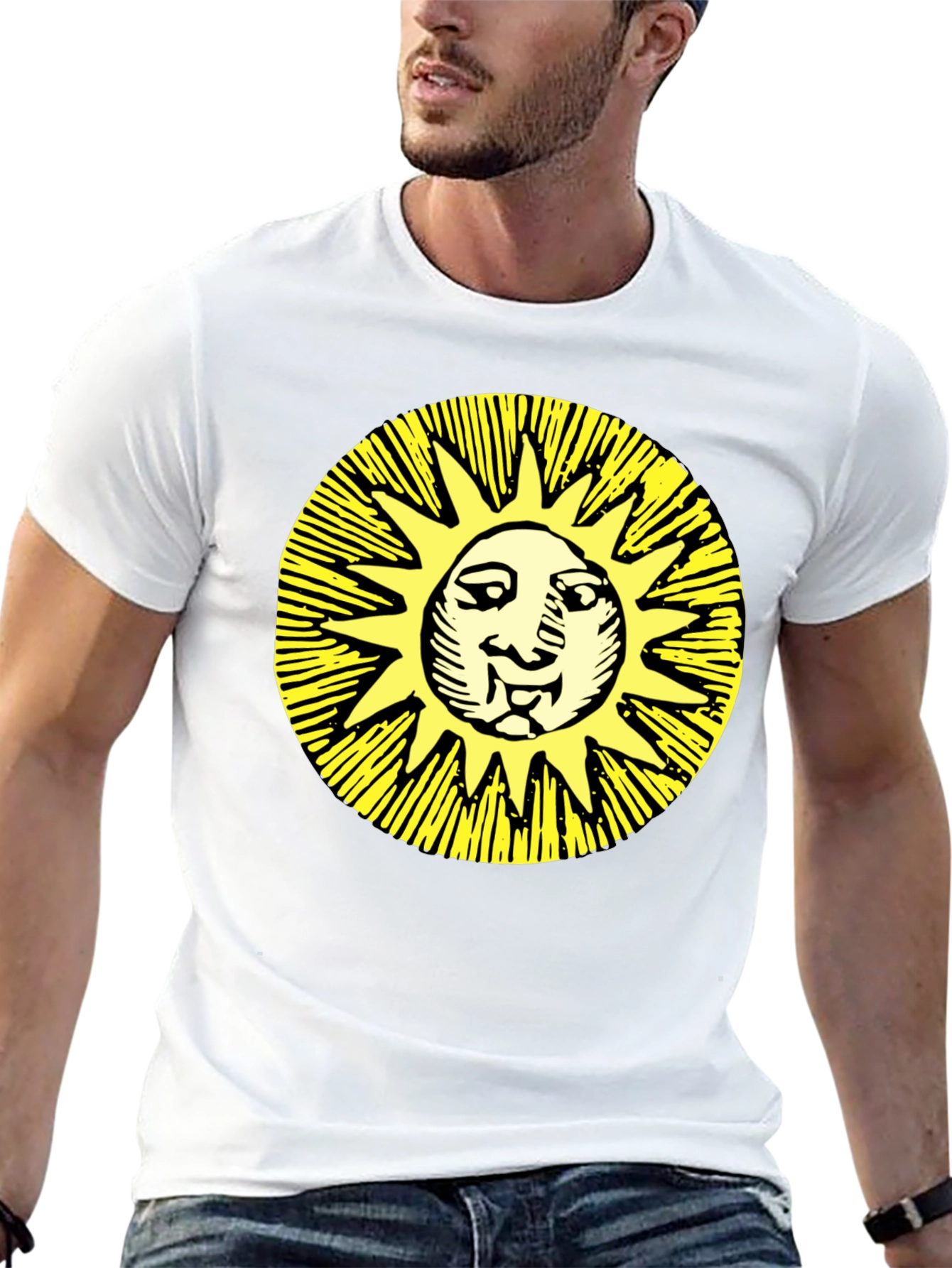 Sun Graphic Black T-Shirt