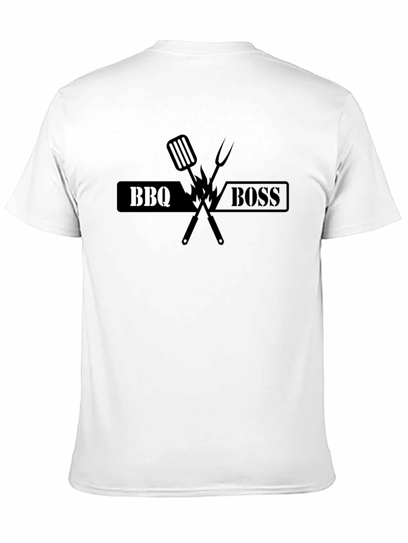 BBQ Boss Black T-Shirt - Grilling Master Apparel