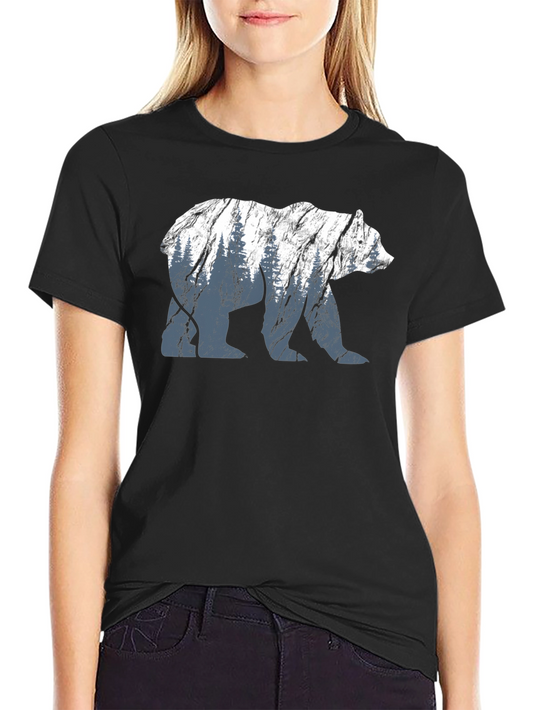 Bear Graphic Tee - Nature Lovers T-Shirt