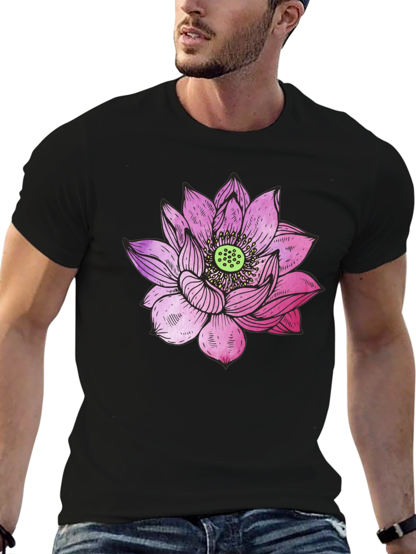 Lotus Flower Graphic Tee