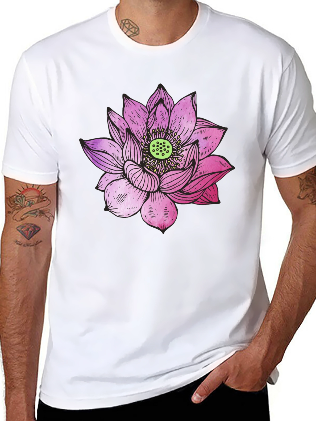 Lotus Flower Graphic Tee
