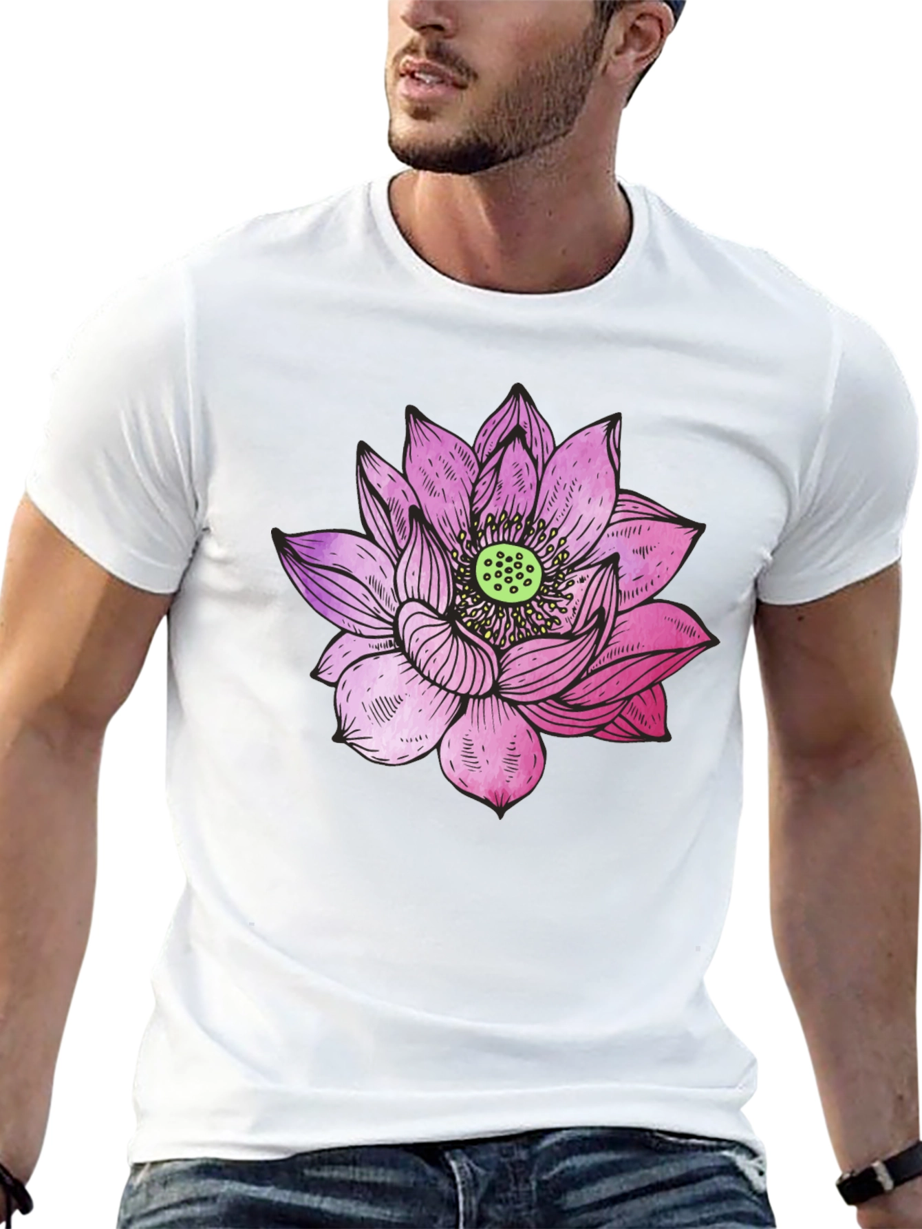 Lotus Flower Graphic Tee