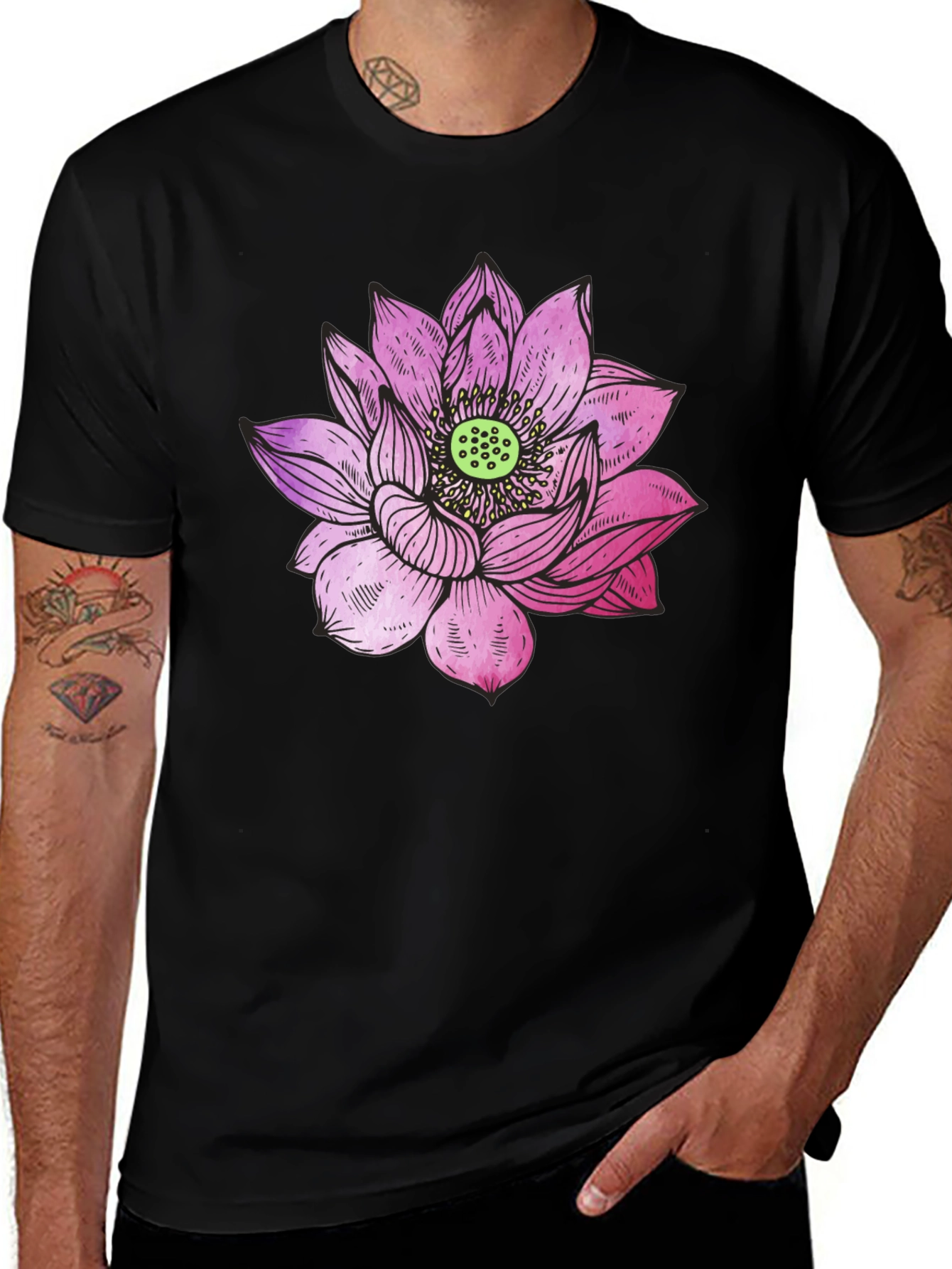 Lotus Flower Graphic Tee