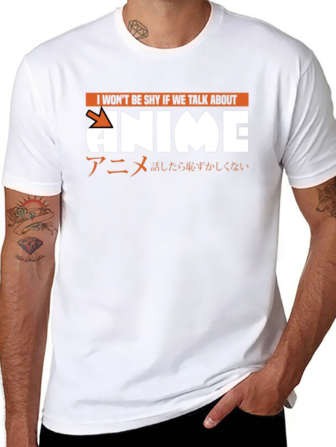 Anime Graphic T-Shirt - Black Cotton Tee