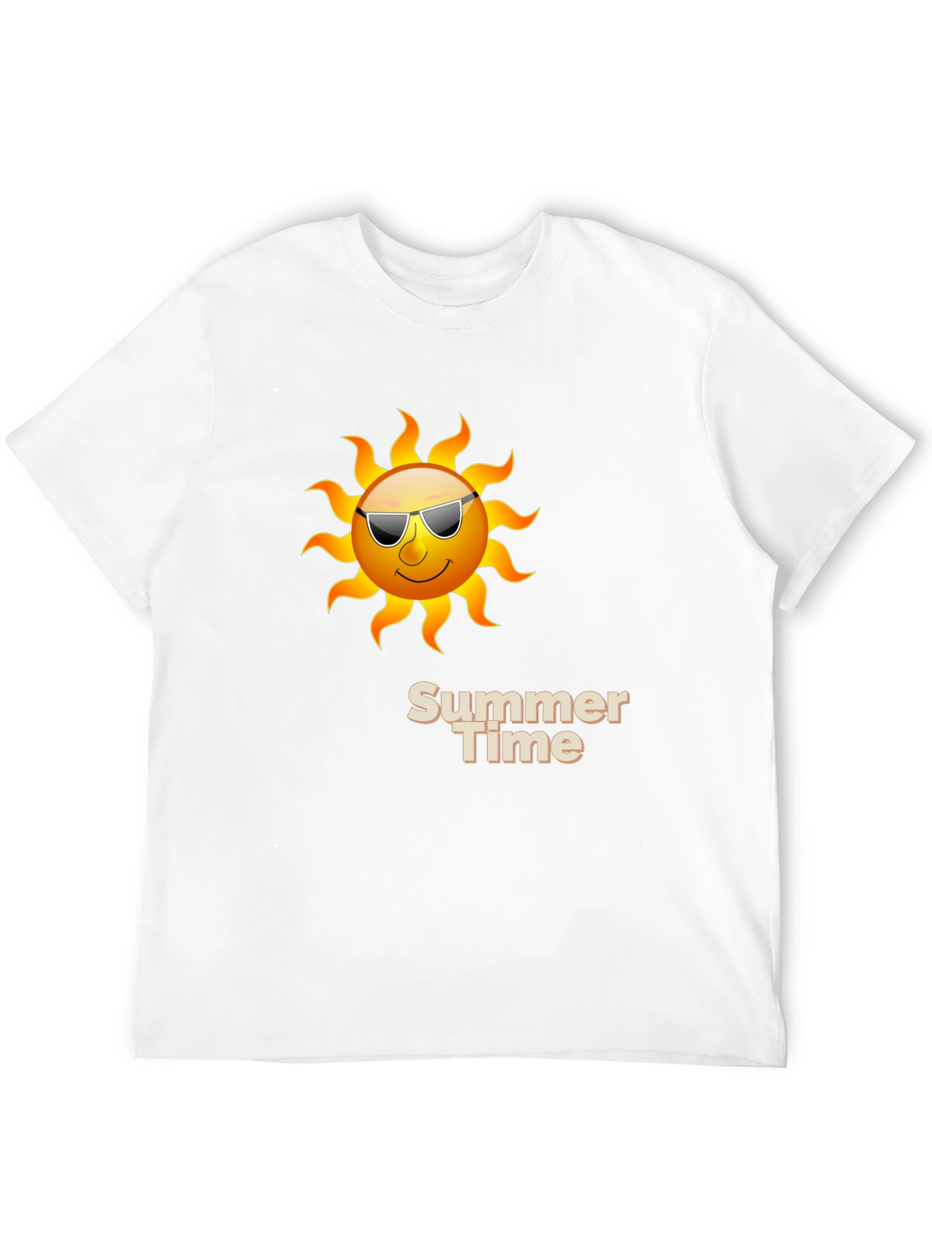 Summer Time Graphic T-Shirt - Sun with Shades