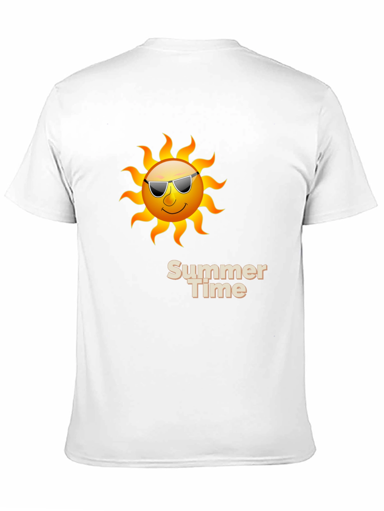 Summer Time Graphic T-Shirt - Sun with Shades