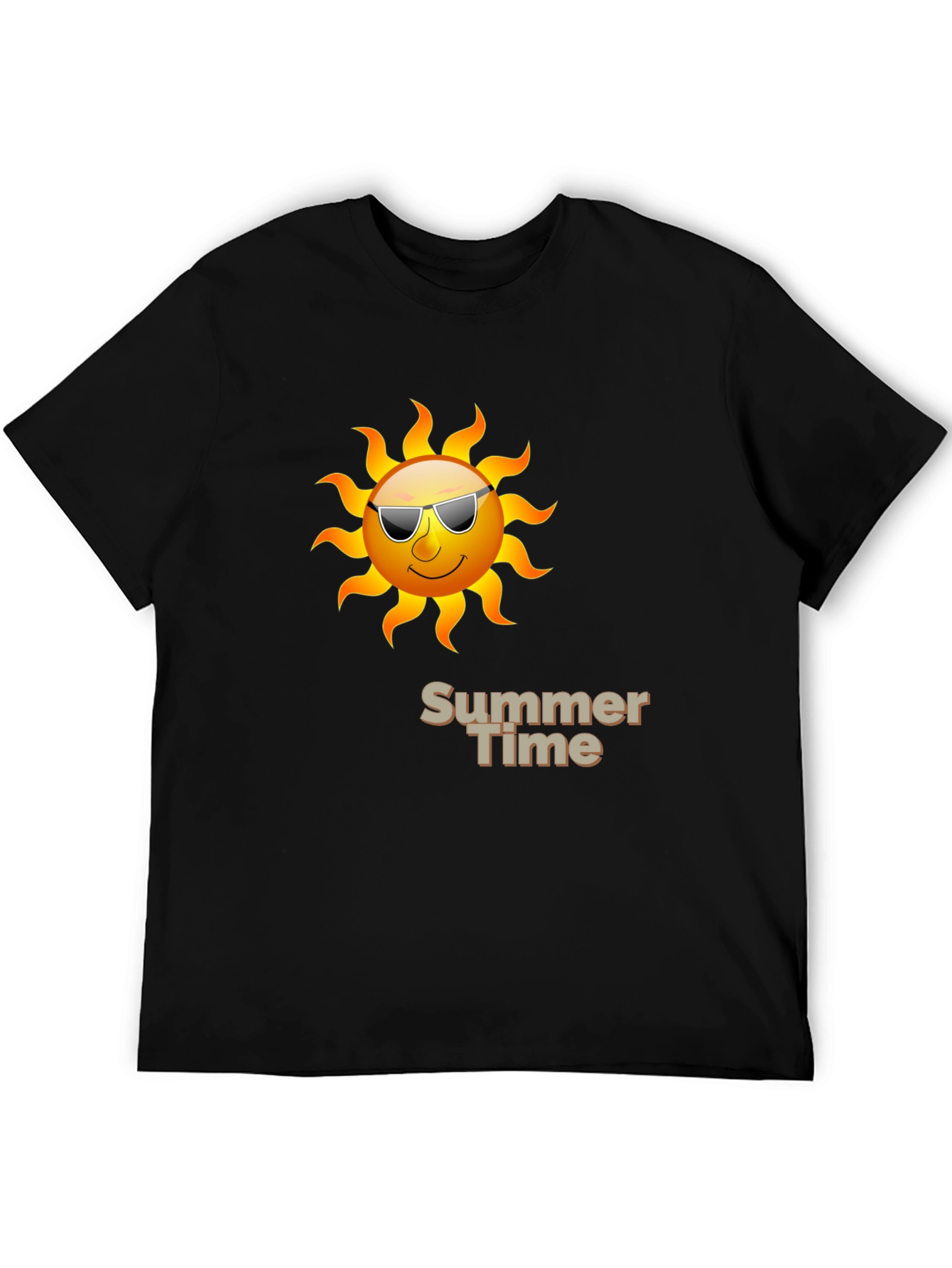 Summer Time Graphic T-Shirt - Sun with Shades