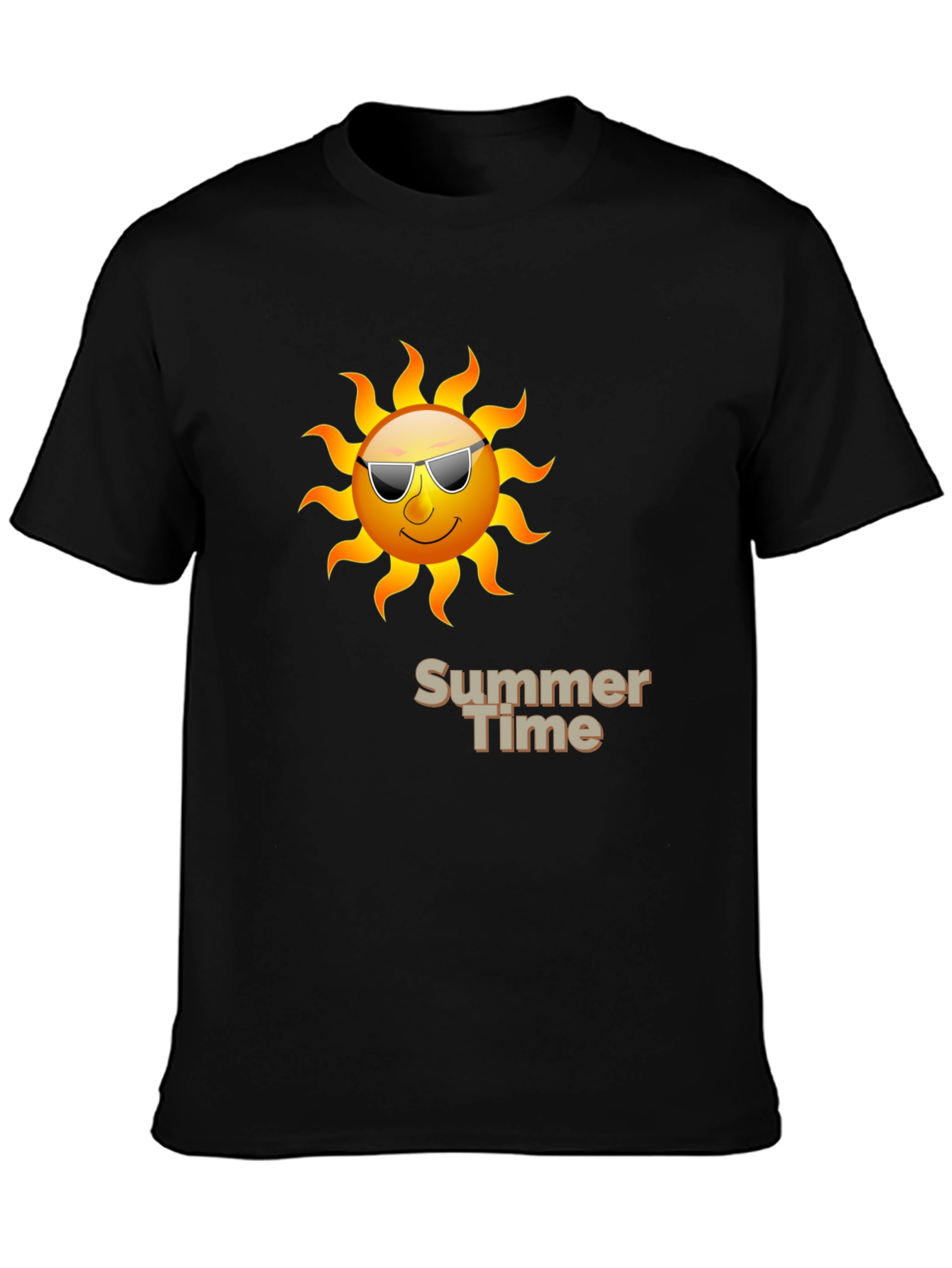 Summer Time Graphic T-Shirt - Sun with Shades