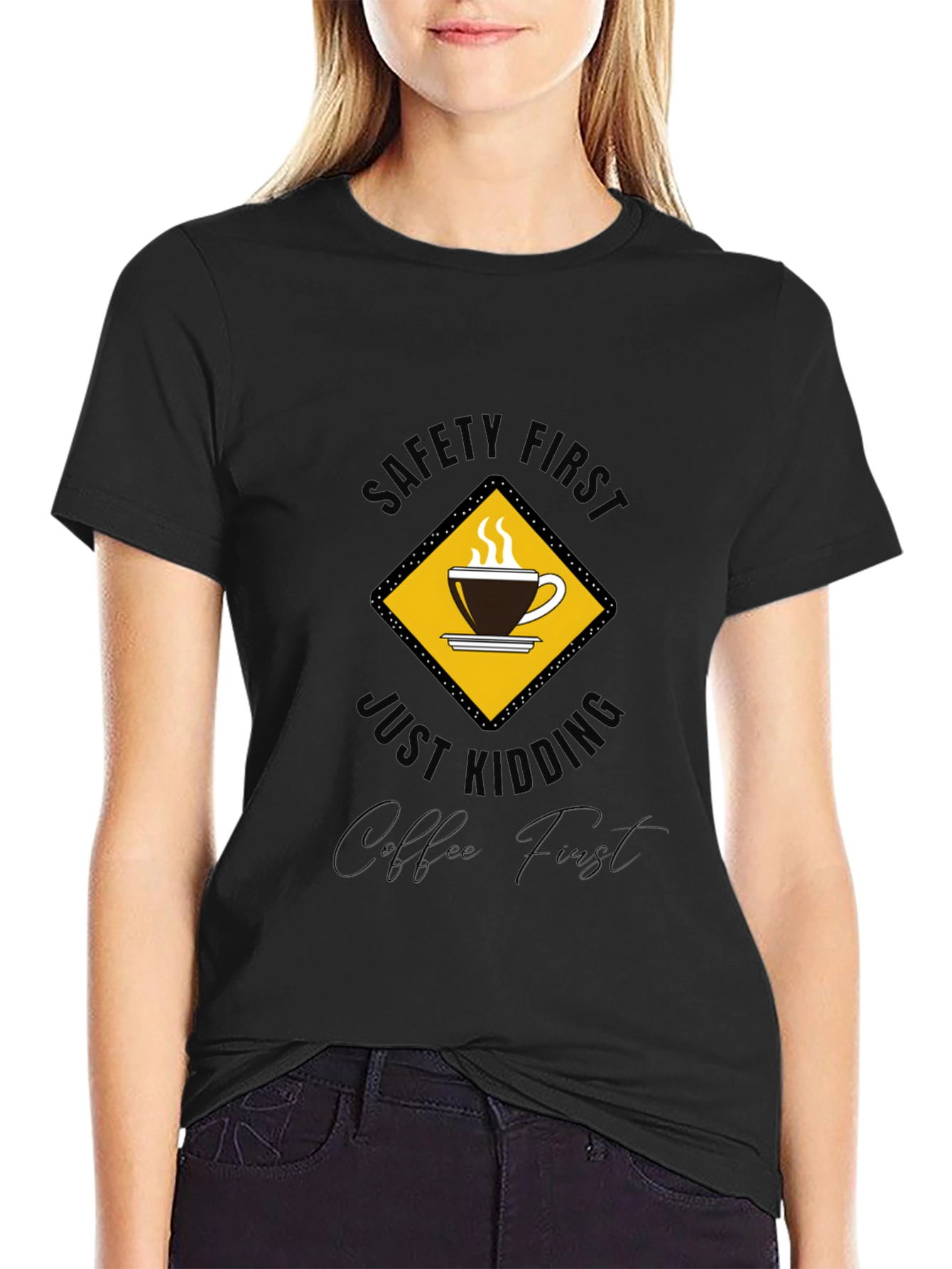 Safety First Coffee Lover T-Shirt