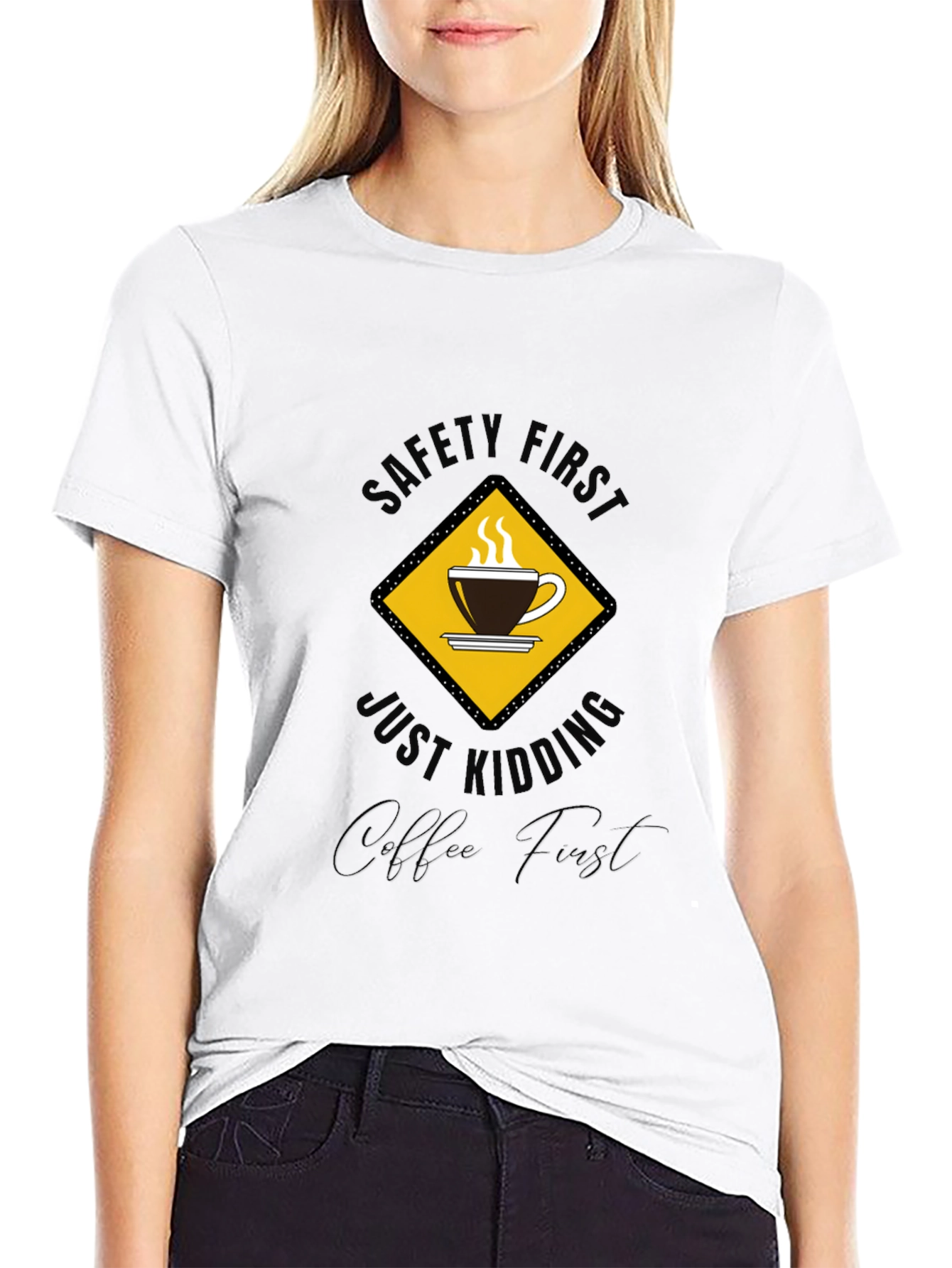 Safety First Coffee Lover T-Shirt