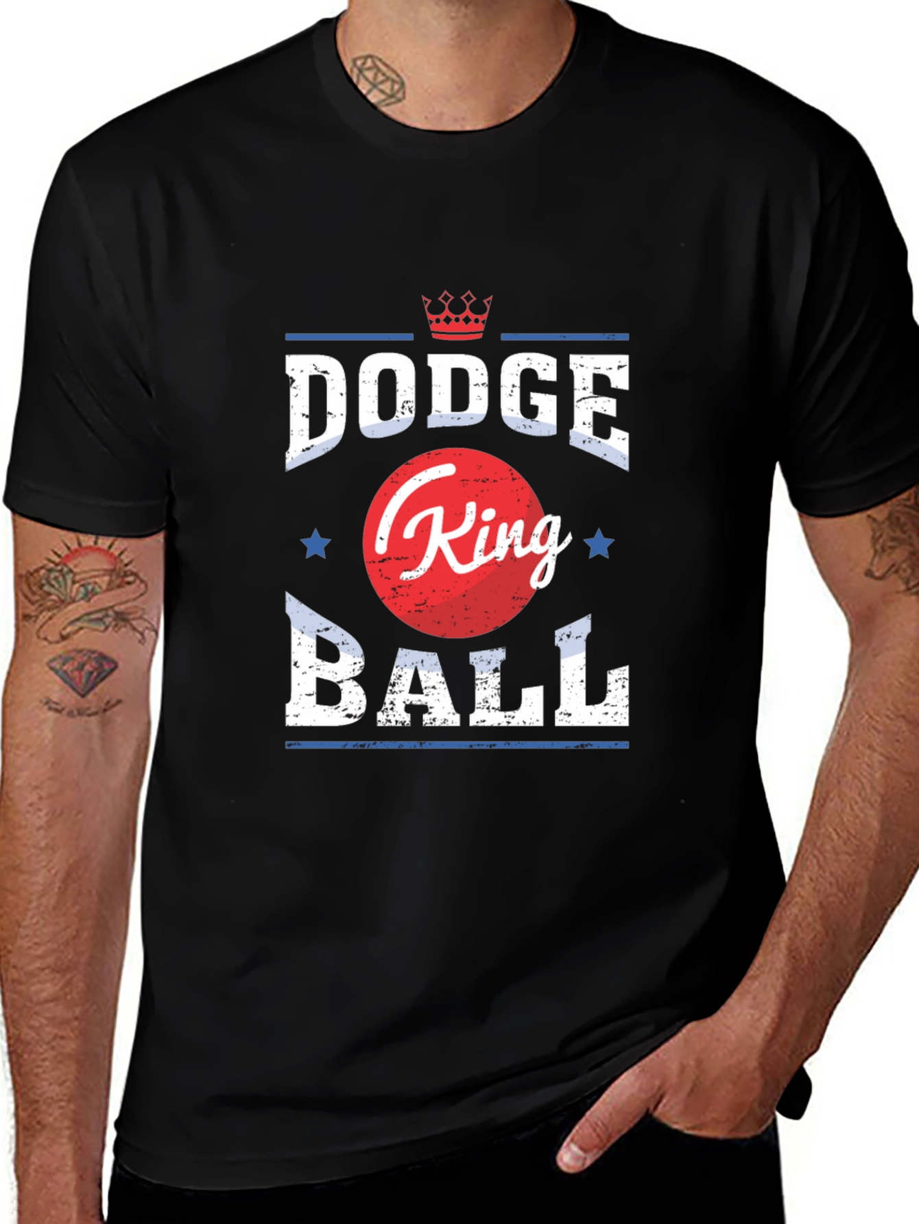 Dodgeball King Graphic T-Shirt