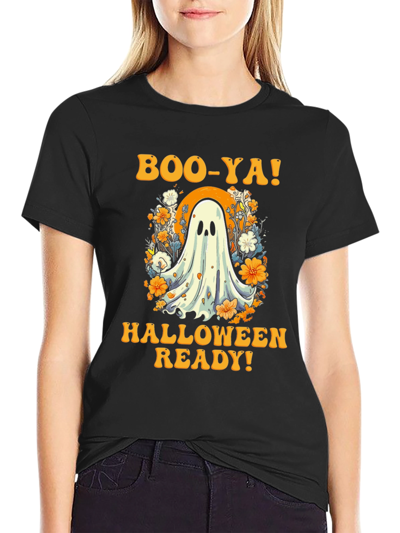 Boo-Ya! Halloween Ready Ghost T-Shirt