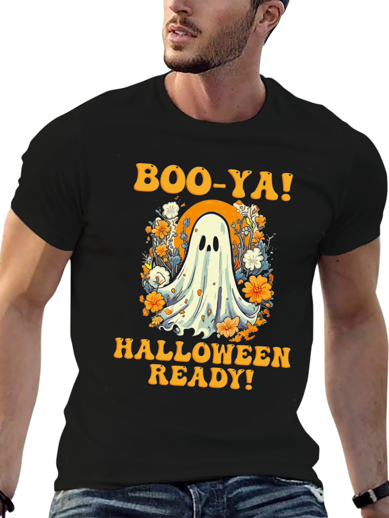 Boo-Ya! Halloween Ready Ghost T-Shirt