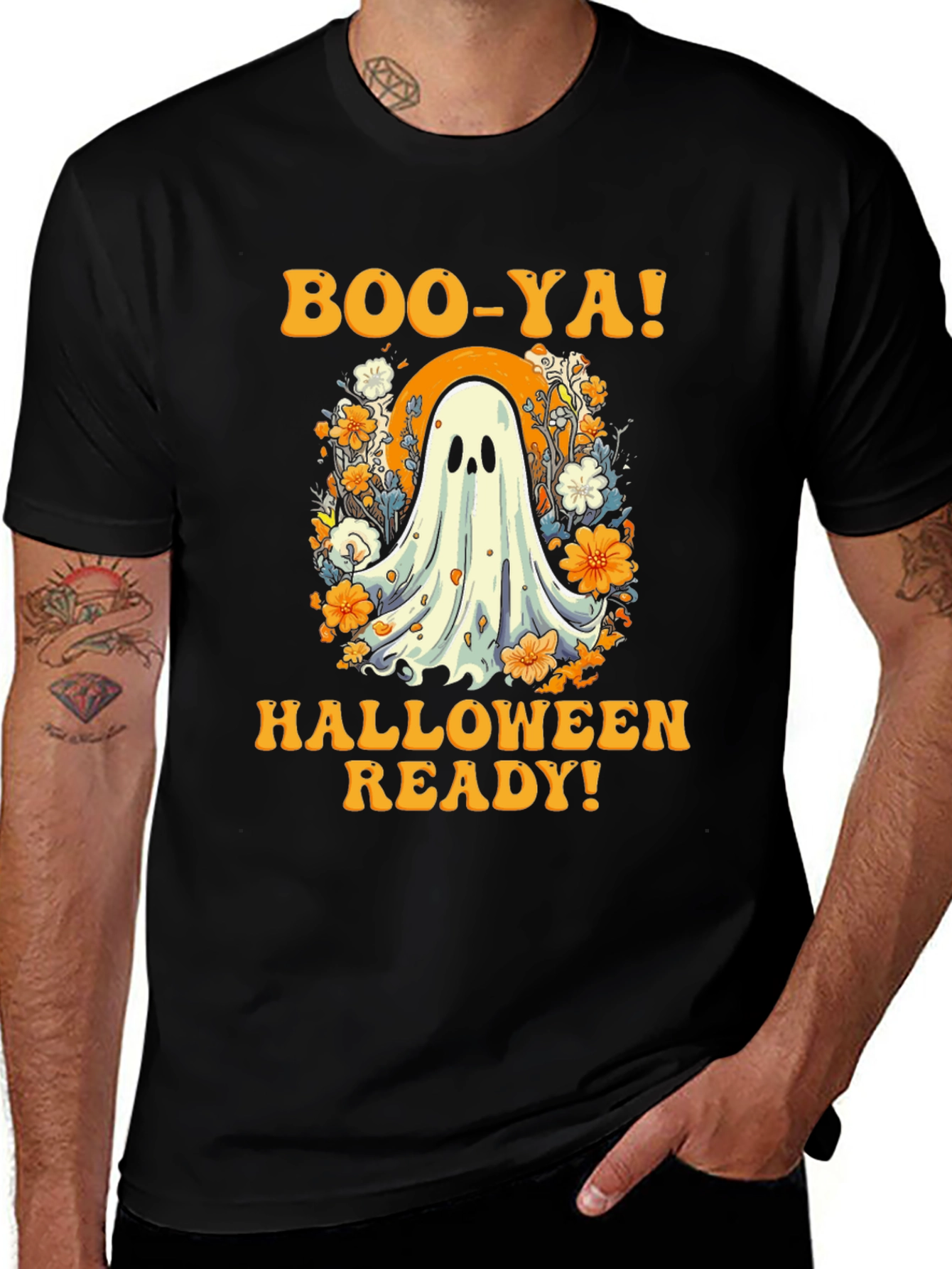 Boo-Ya! Halloween Ready Ghost T-Shirt