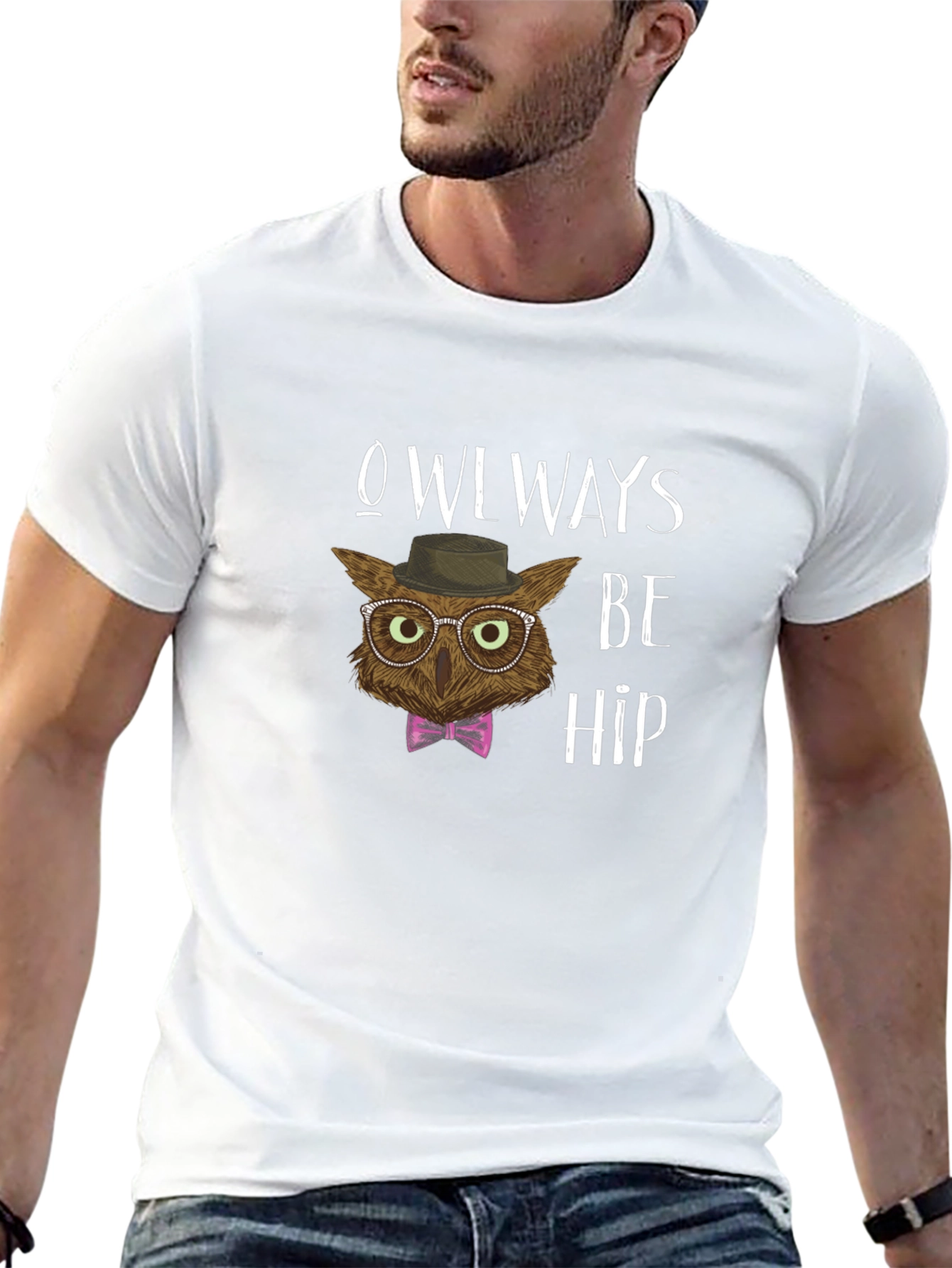 Owl Always Be Hip Graphic T-Shirt