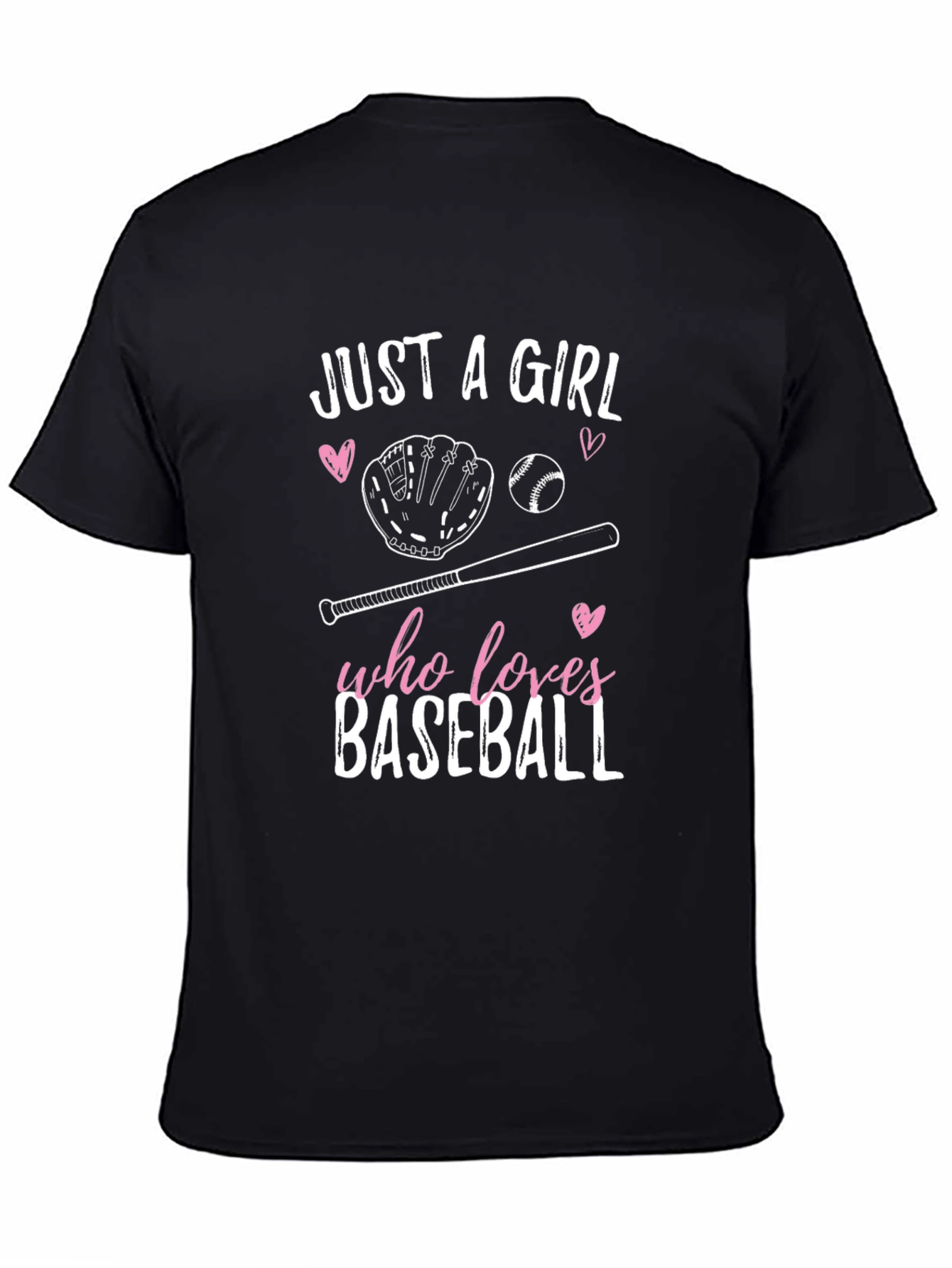 Baseball Girl Graphic Tee - Sporty & Stylish