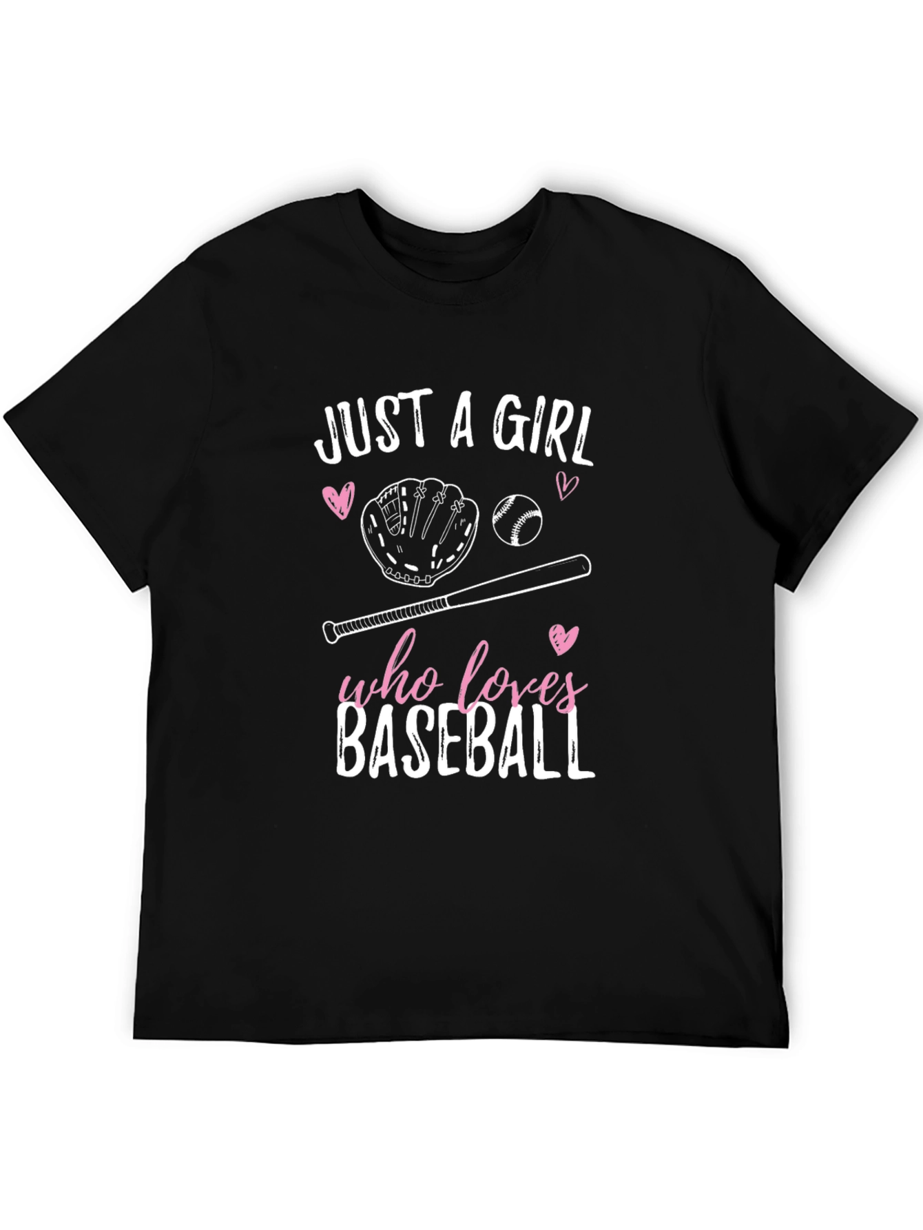 Baseball Girl Graphic Tee - Sporty & Stylish