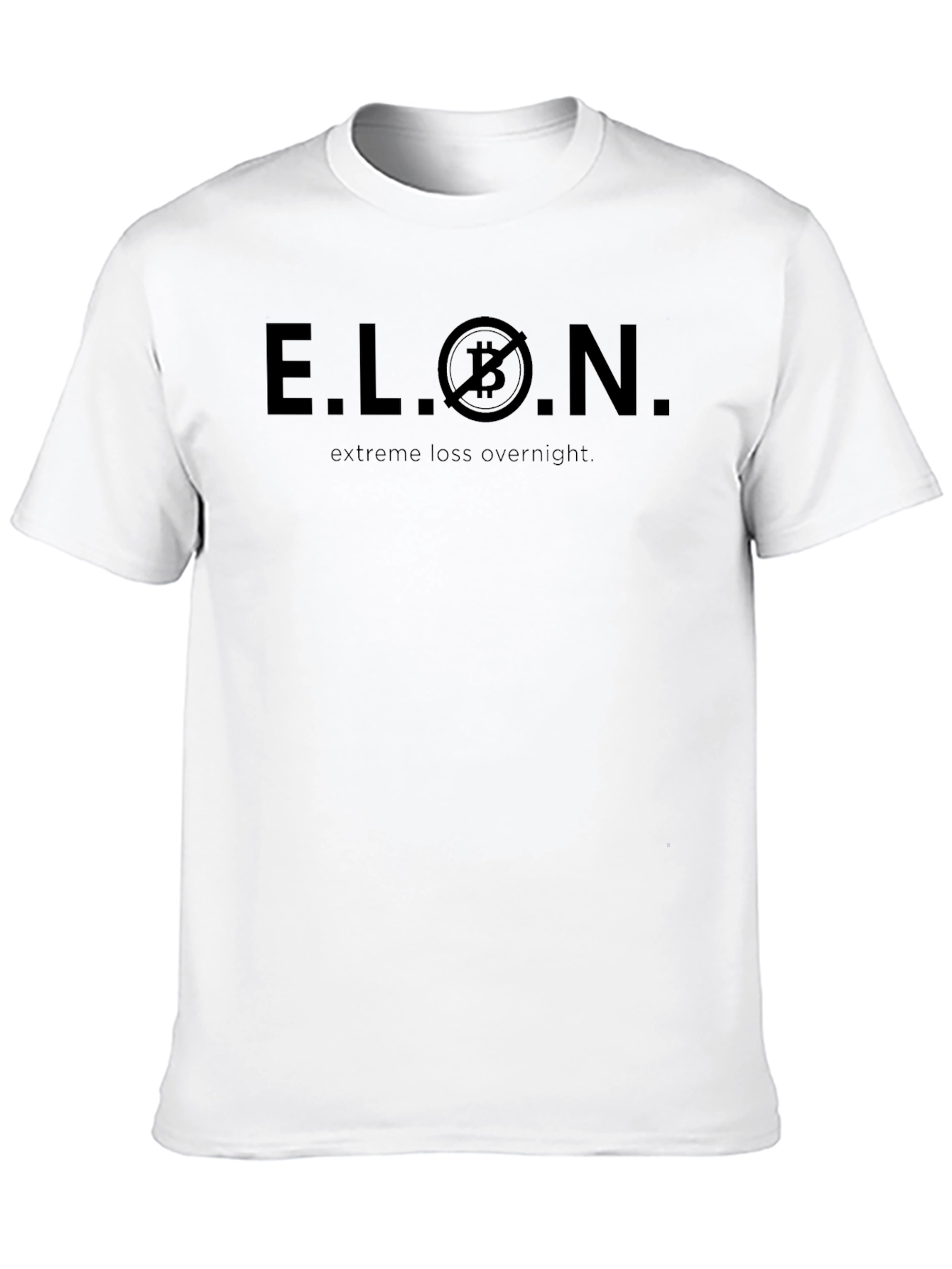 ELON Anti-Bitcoin T-Shirt - Extreme Loss Overnight
