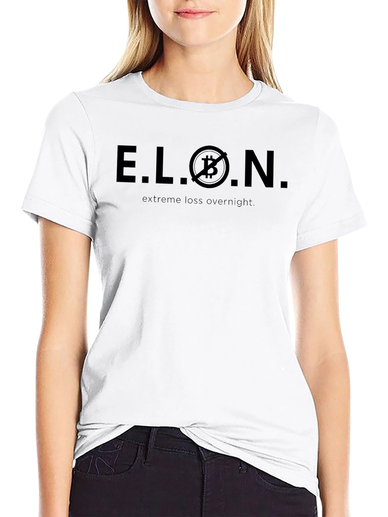 ELON Anti-Bitcoin T-Shirt - Extreme Loss Overnight
