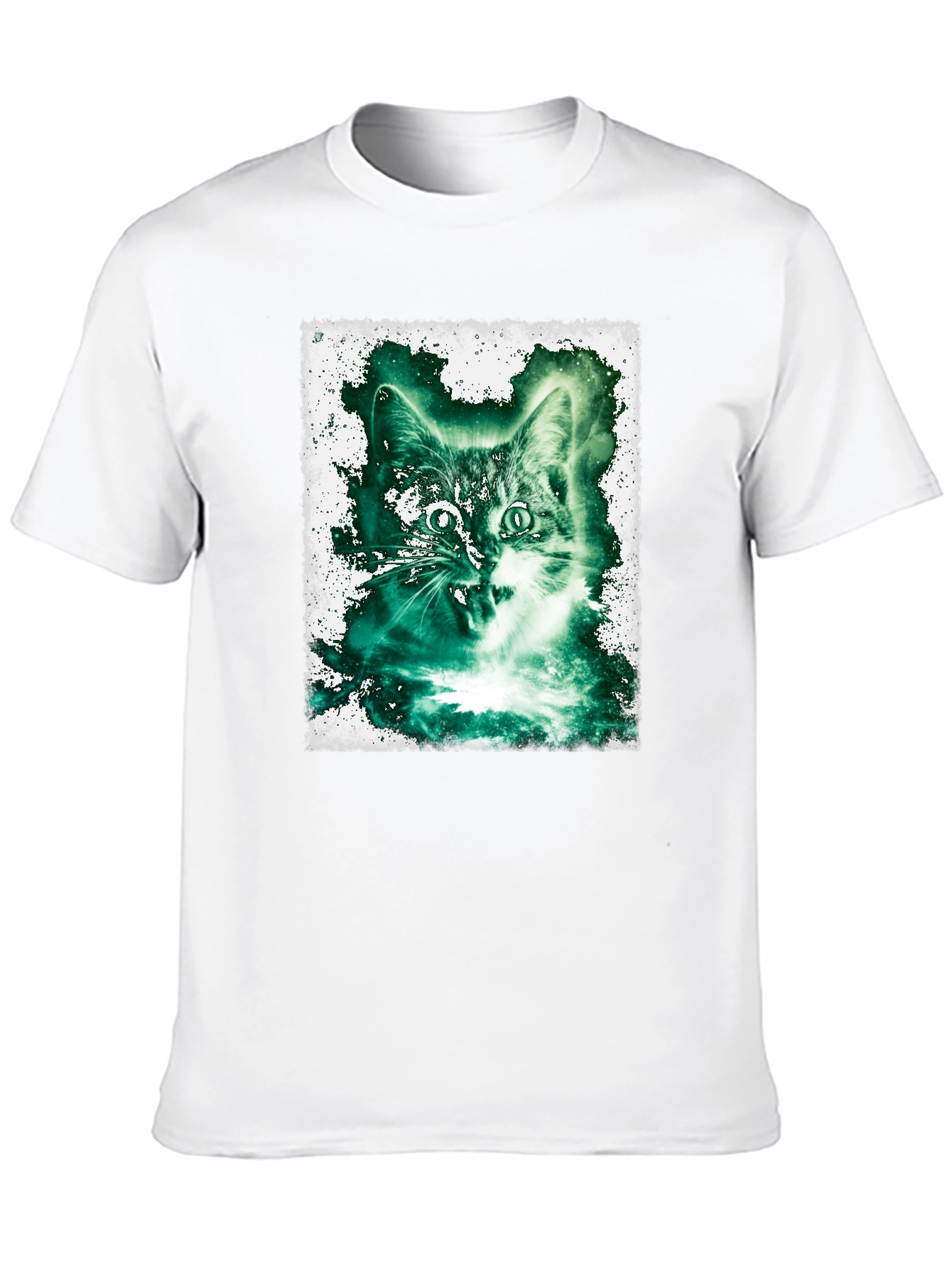 Emerald Cat Graphic Tee