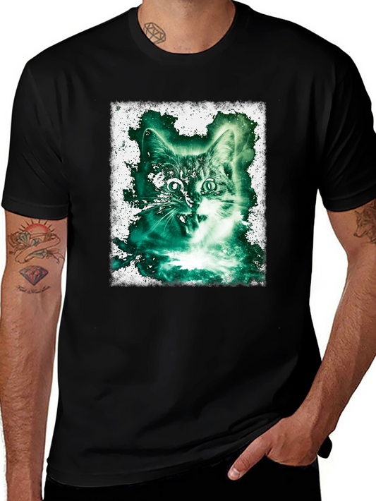 Emerald Cat Graphic Tee