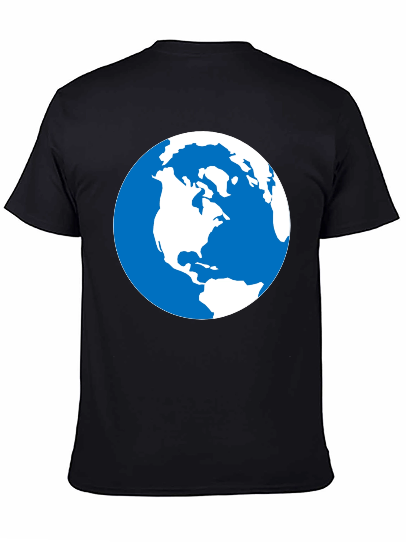Earth Graphic Black T-Shirt